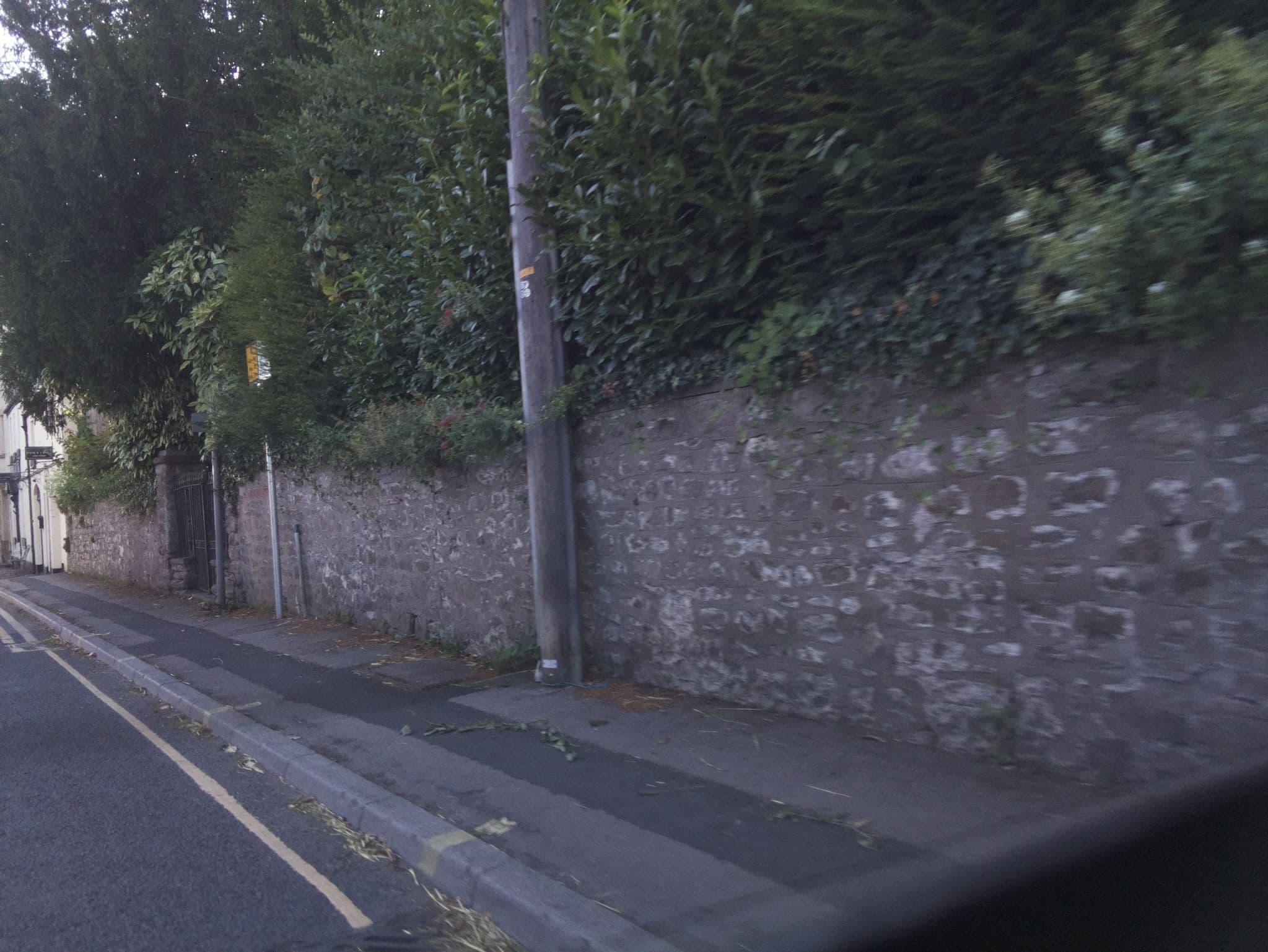 Street view near Castle Farm Usk Luxury eco Bed and Breakfast, Usk — © southglos (CC BY-SA · Mapillary)