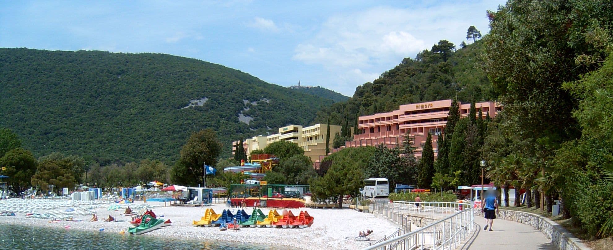 Street view near Mimosa Lido Palace, Rabac — © maras68 (CC BY-SA · Mapillary)