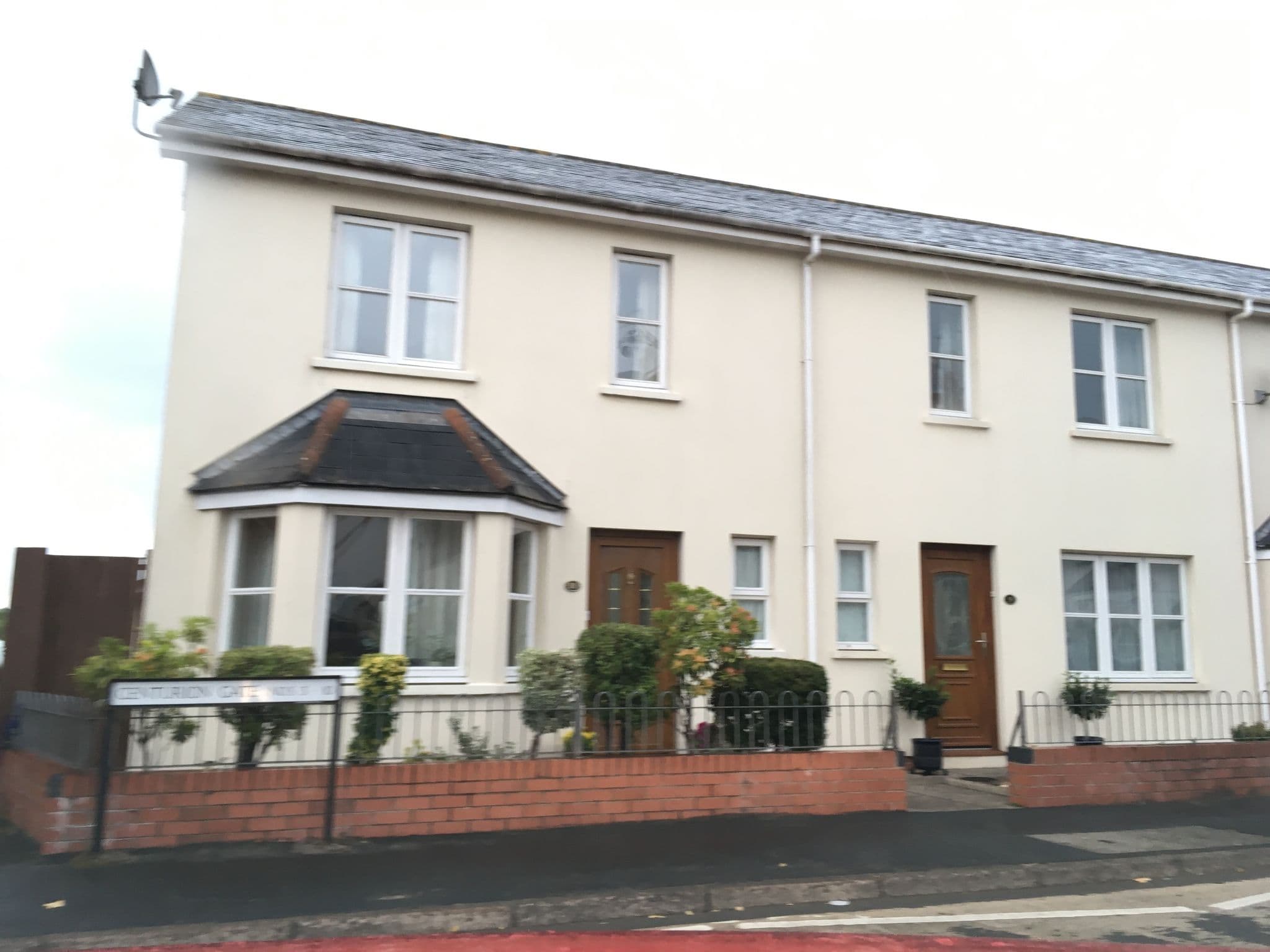 Street view near Sarum House, Caerleon — © southglos (CC BY-SA · Mapillary)