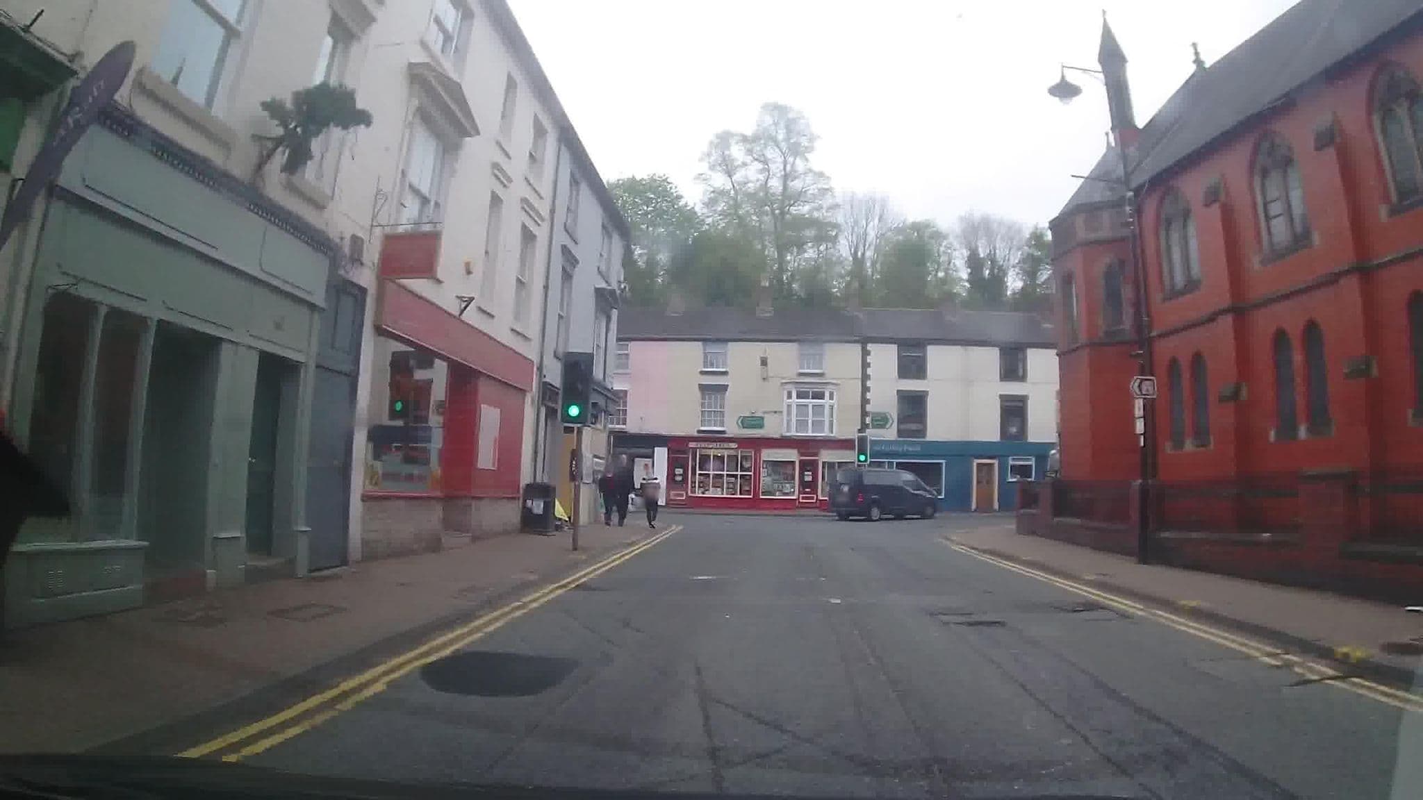 Street view near The Golden Pheasant Country Hotel Llangollen, Llangollen — © trigpoint (CC BY-SA · Mapillary)