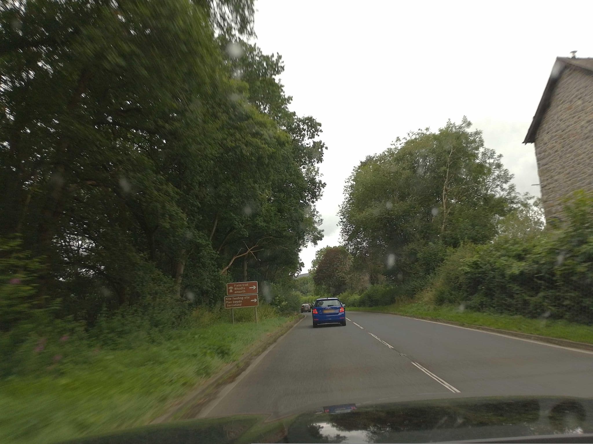 Street view near Brynafon Hotel, Rhayader — © laye (CC BY-SA · Mapillary)