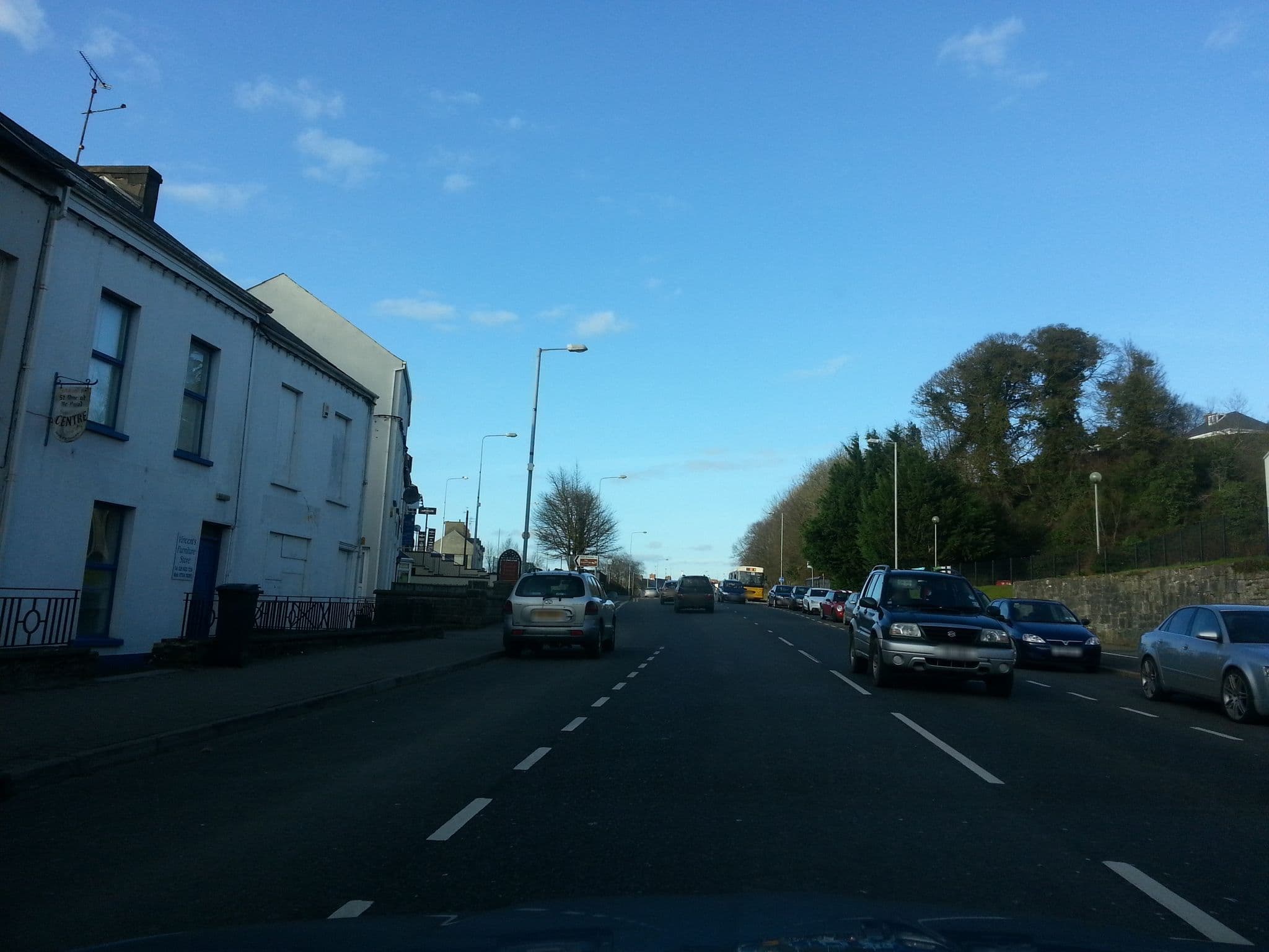 Street view near Railway Hotel, Enniskillen — © mcda (CC BY-SA · Mapillary)