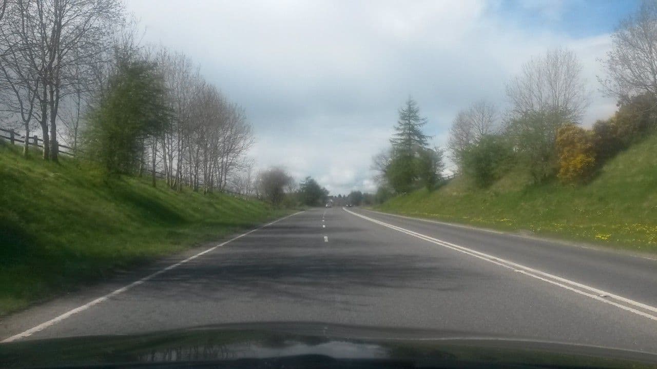Street view near Keef Halla Country House Hotel, Lisnaskea — © debigc (CC BY-SA · Mapillary)