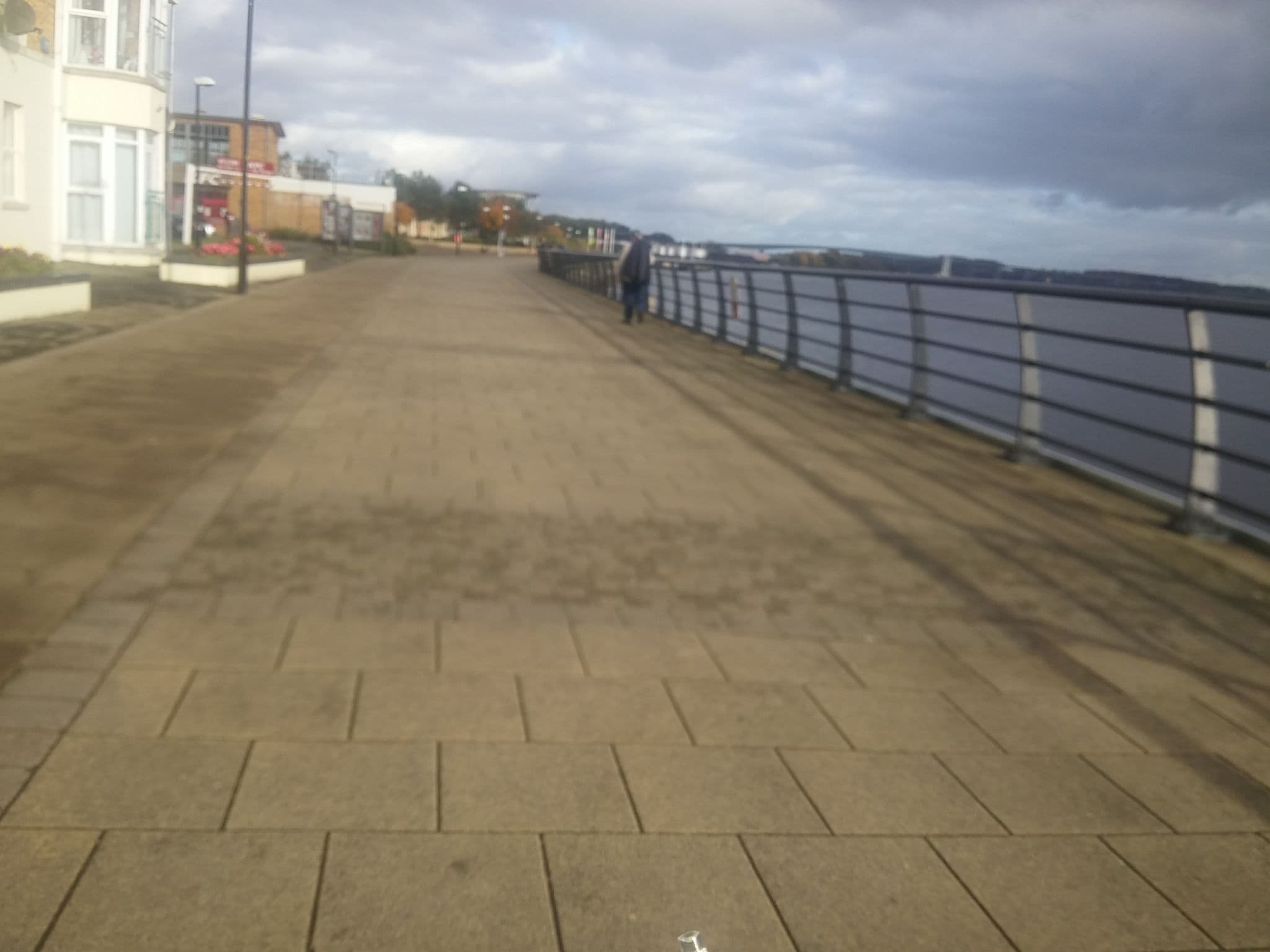 Street view near Derry-Londonderry city centre waterfront appartment, Derry — © shellsustrans (CC BY-SA · Mapillary)