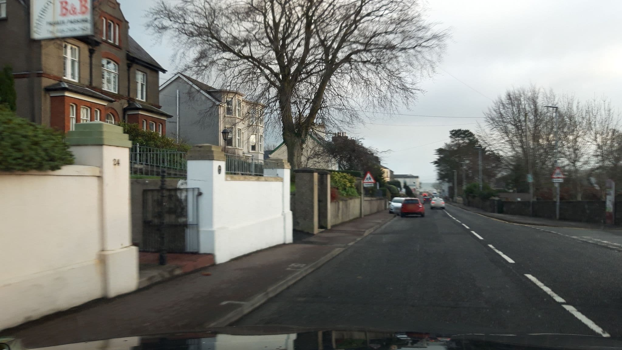 Street view near The Old Manse B&b, Ballycastle — © debigc (CC BY-SA · Mapillary)
