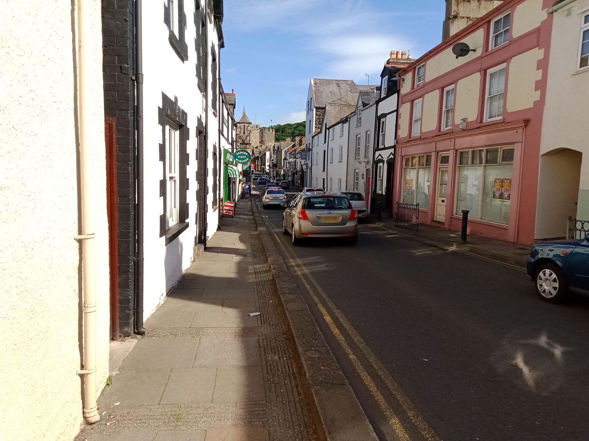 Street view near Swan Cottage, Conwy — © annekaro (CC BY-SA · Mapillary)