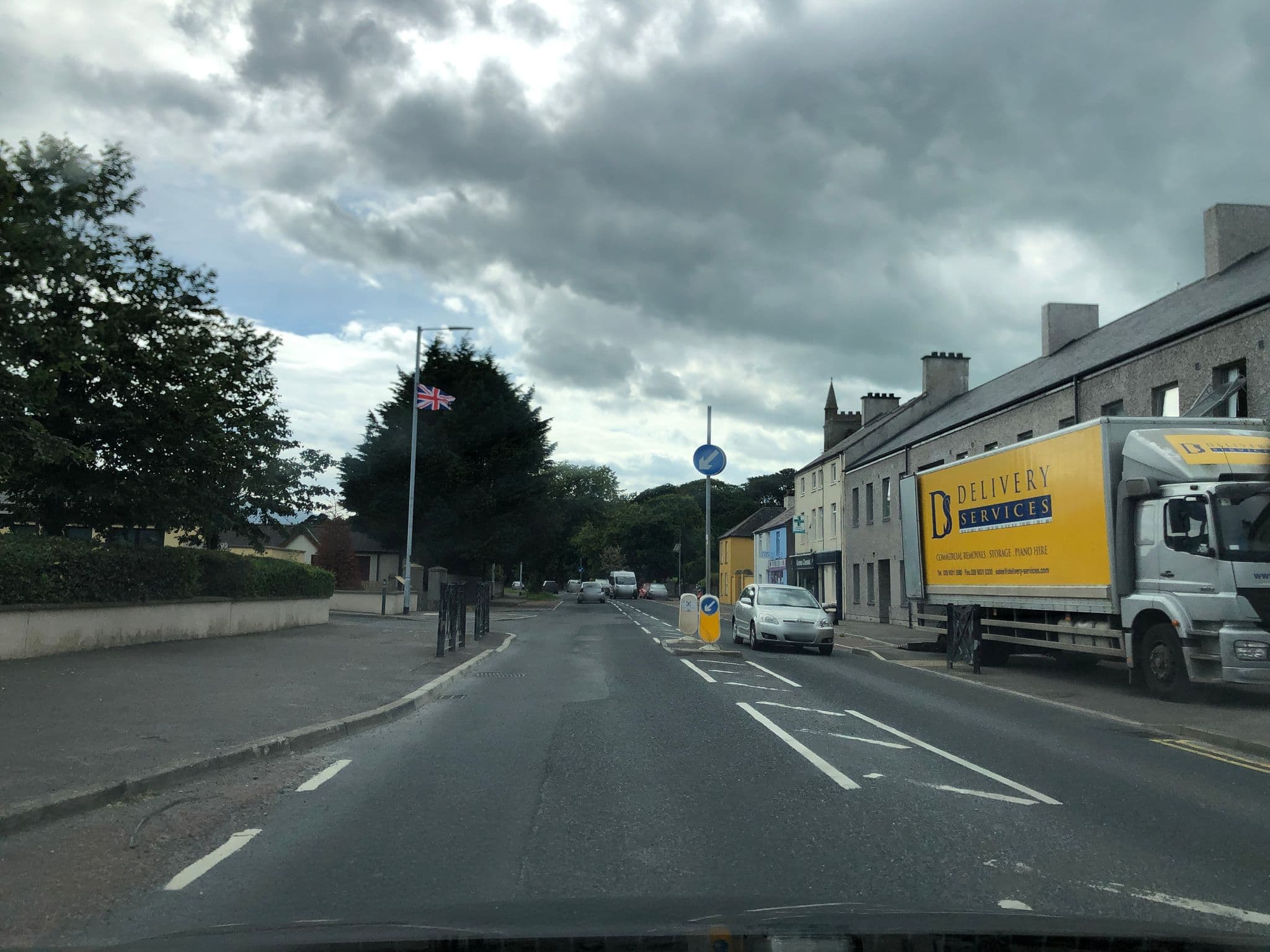 Street view near Dundrum Bay Holiday Homes, Dundrum — © laye (CC BY-SA · Mapillary)