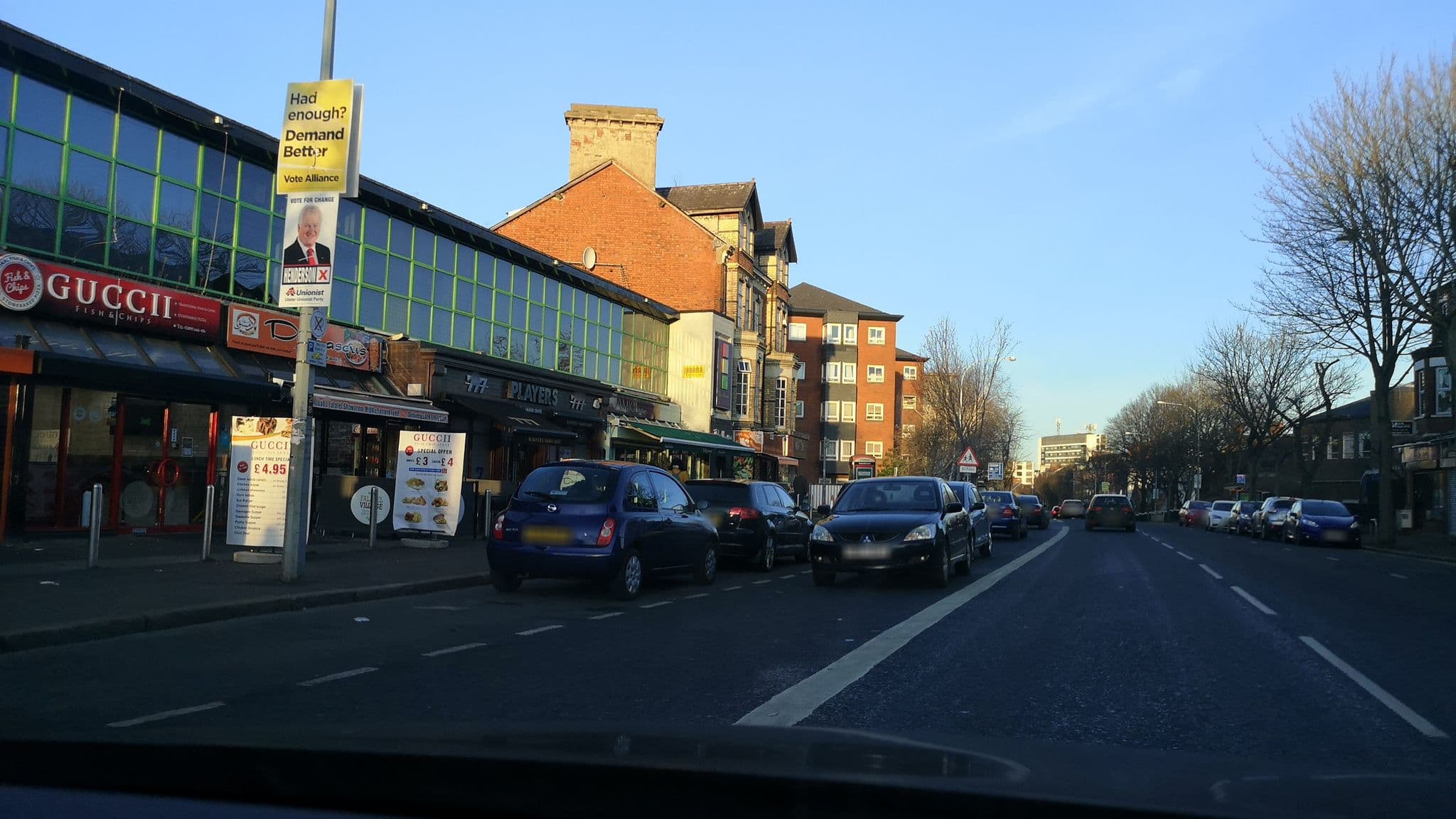 Street view near City South Apartments, Belfast — © jonnymccullagh (CC BY-SA · Mapillary)