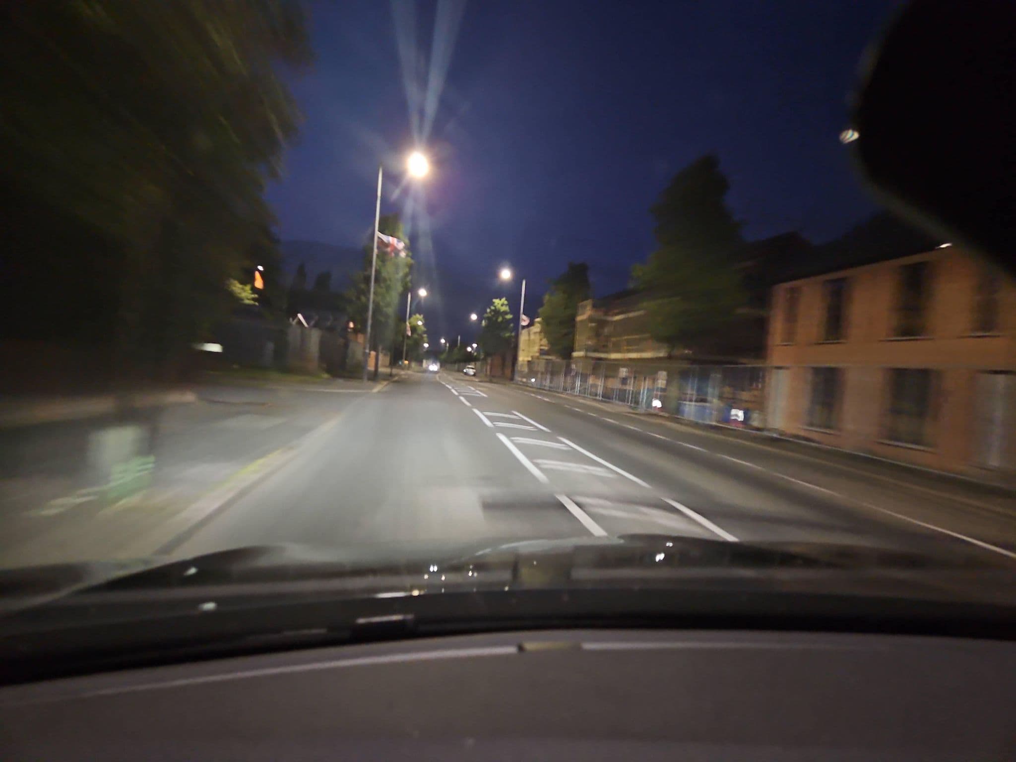 Street view near Belfast Town House, Belfast — © toho (CC BY-SA · Mapillary)