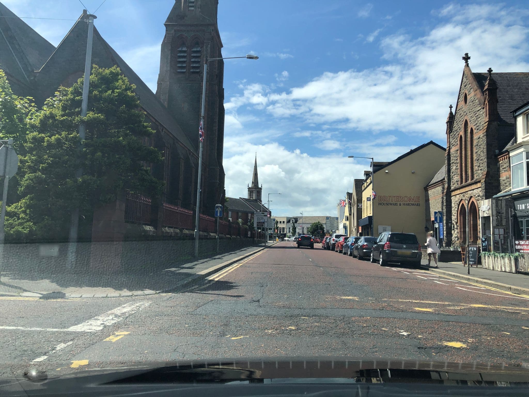 Street view near Top of the Town House, Bangor — © laye (CC BY-SA · Mapillary)