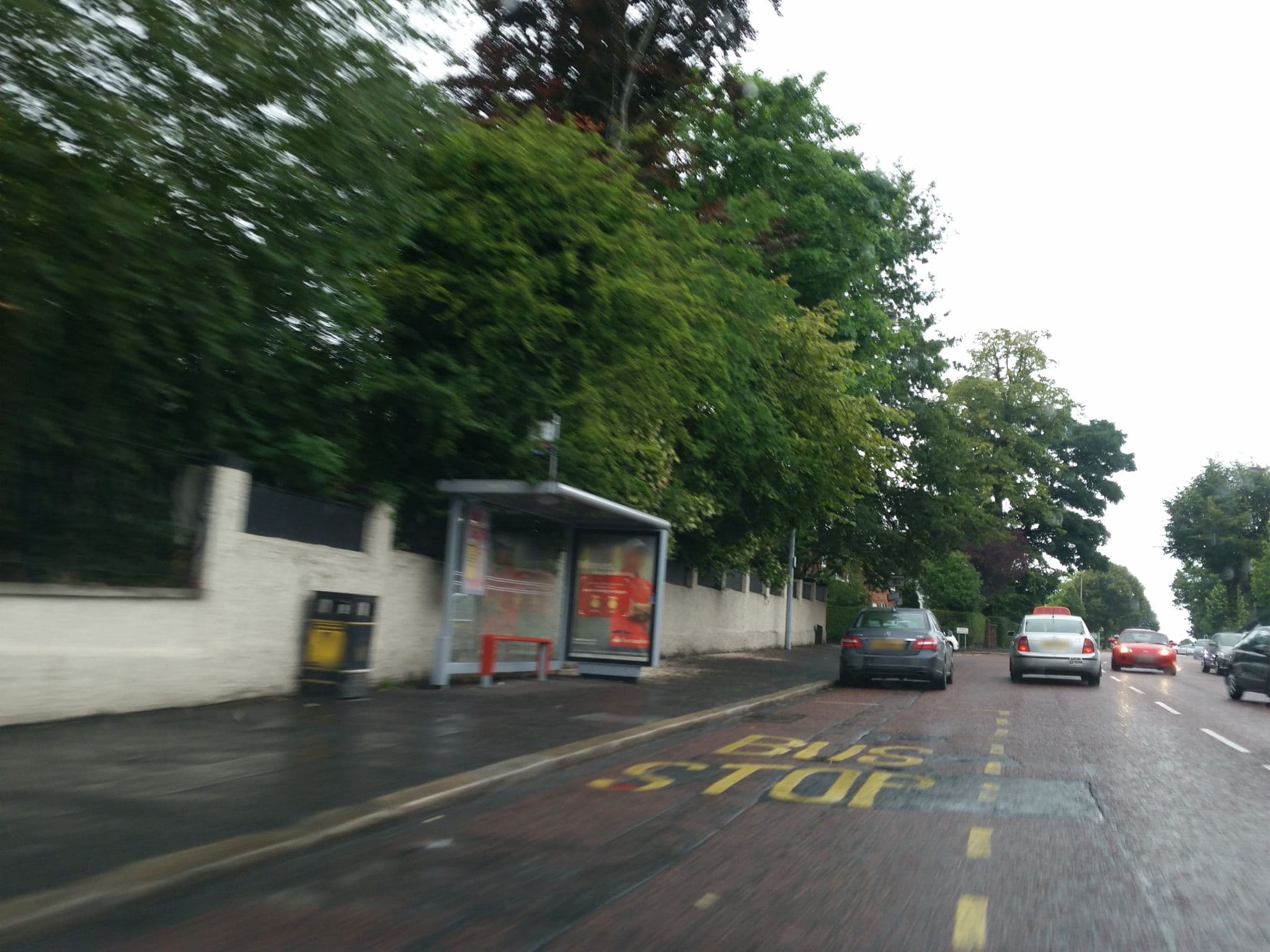 Street view near Park Avenue Hotel, Belfast — © mcda (CC BY-SA · Mapillary)