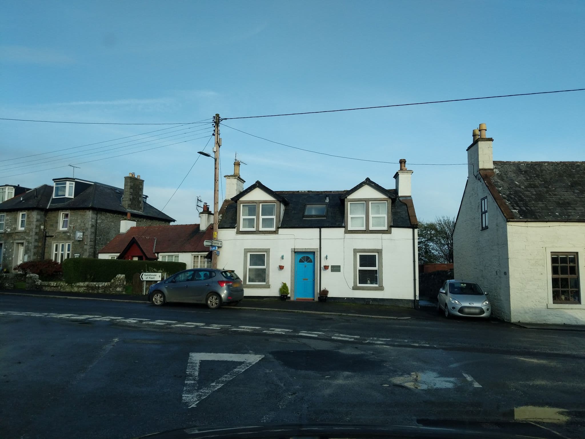 Street view near Borgue Hotel, Kirkcudbright — © ccbb7766 (CC BY-SA · Mapillary)