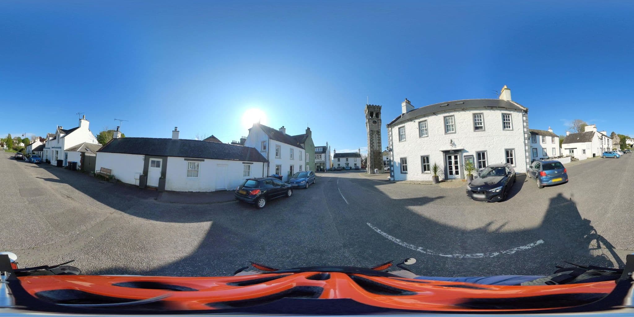 Street view near Murray Arms Hotel Gatehouse of Fleet, Kirkcudbright — © Walk-Wheel-Cycle-Trust (CC BY-SA · Mapillary)