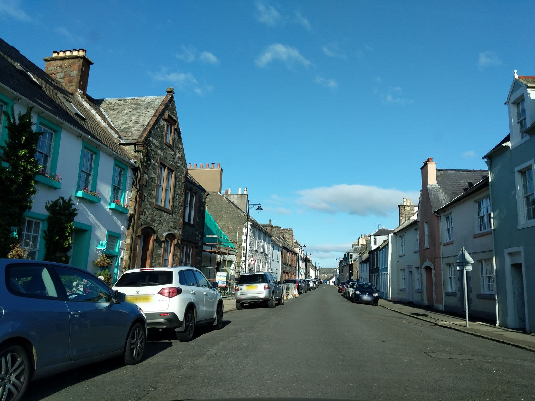 Street view near The Blue Door Cottage, Kirkcudbright — © ccbb7766 (CC BY-SA · Mapillary)