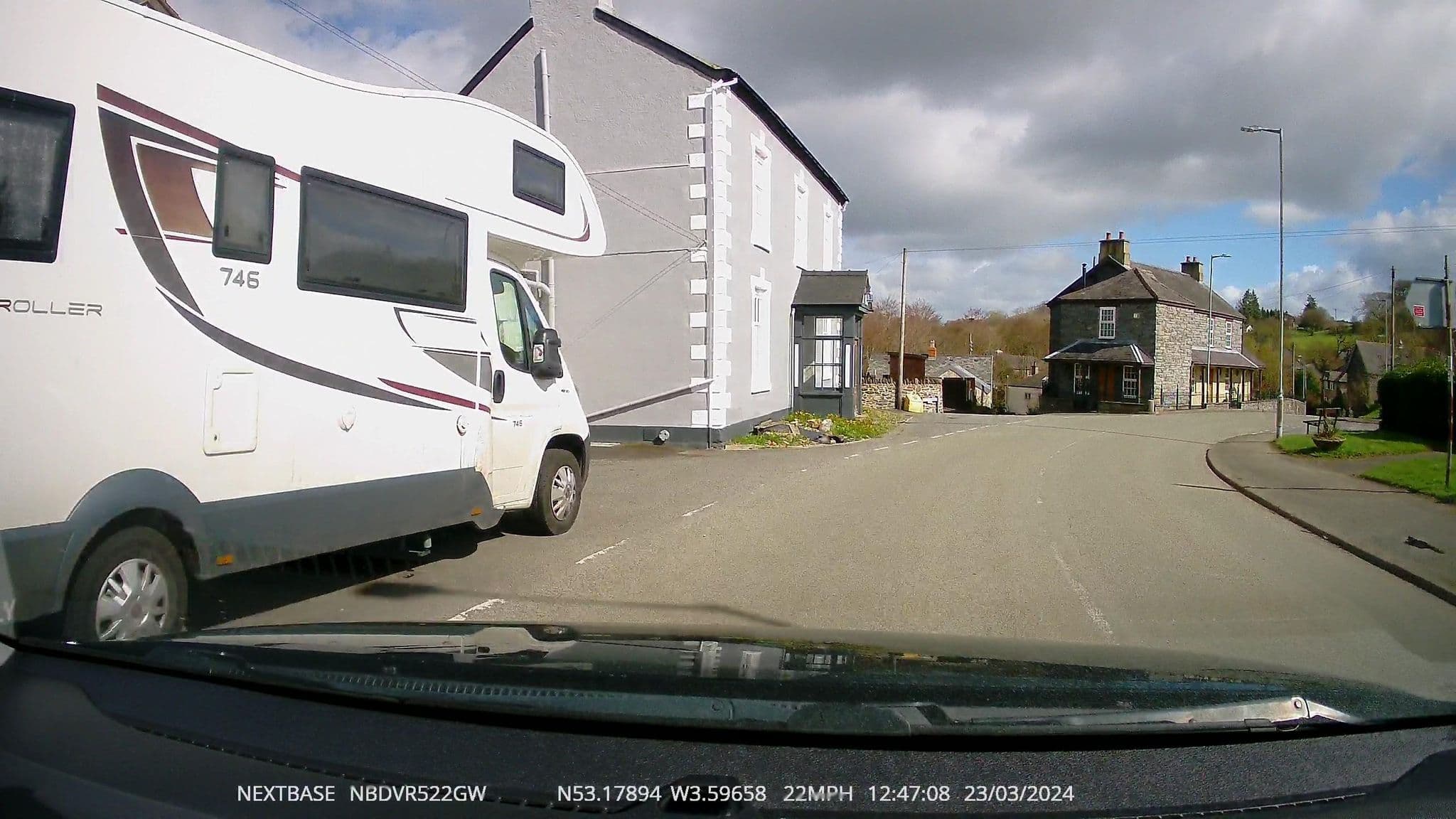 Street view near Saracens Head, Abergele — © RyanBush (CC BY-SA · Mapillary)
