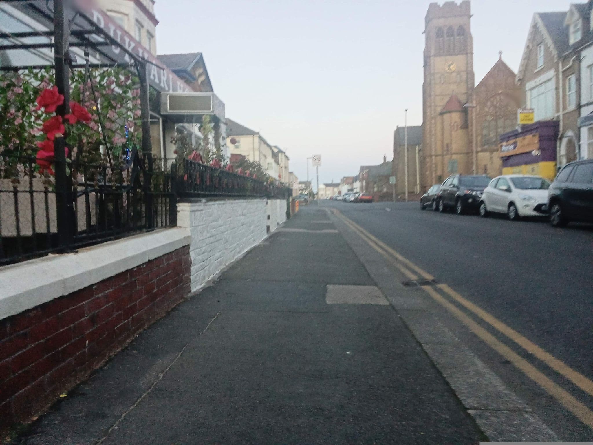 Street view near Bukhari Hotel, Blackpool — © albertdougie15 (CC BY-SA · Mapillary)