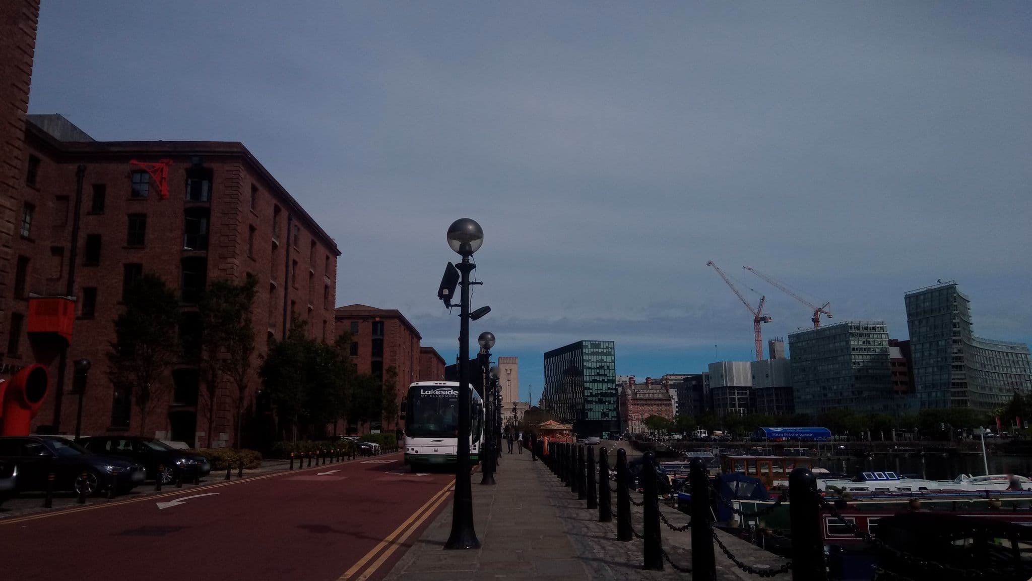 Street view near The Joker Boat - Albert Dock, Liverpool — © victuallers (CC BY-SA · Mapillary)