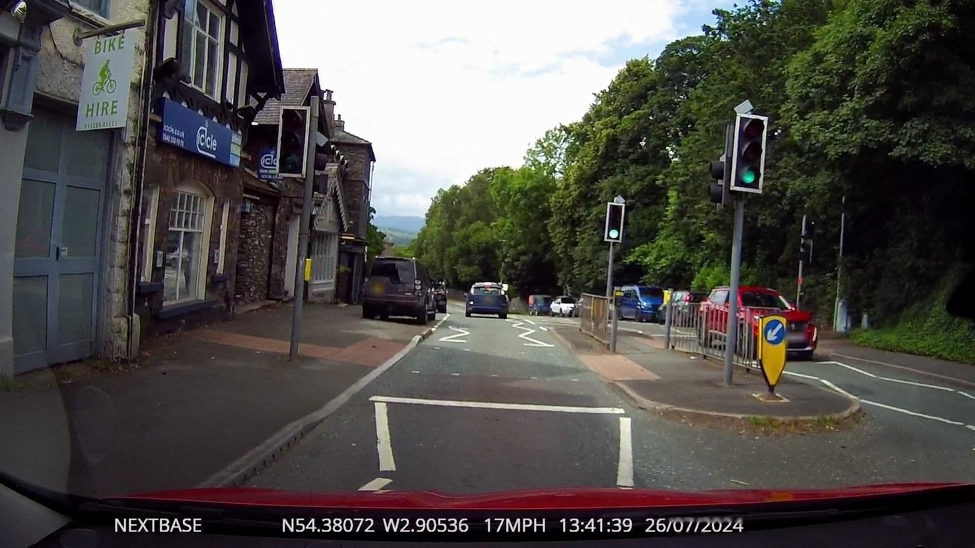 Street view near Lake District Backpackers, Windermere — © OrangeHurst97 (CC BY-SA · Mapillary)