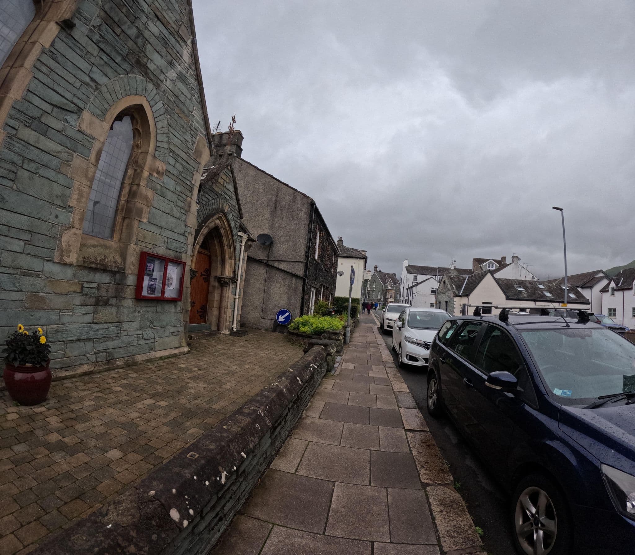 Street view near Braithwaite Methodist Youth Centre, Keswick — © GeoGoat2622 (CC BY-SA · Mapillary)