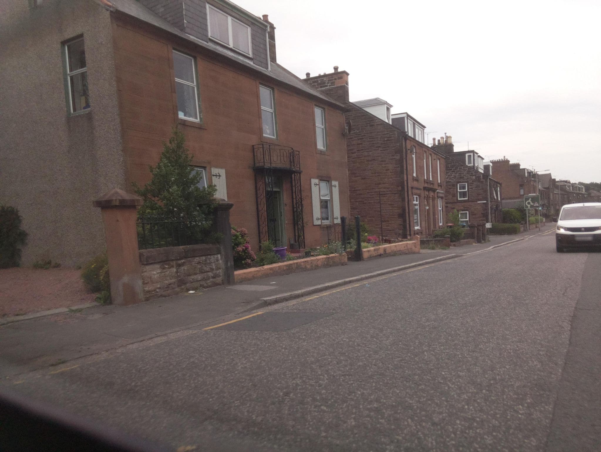 Street view near Saughtree Guest House, Dumfries — © southglos (CC BY-SA · Mapillary)