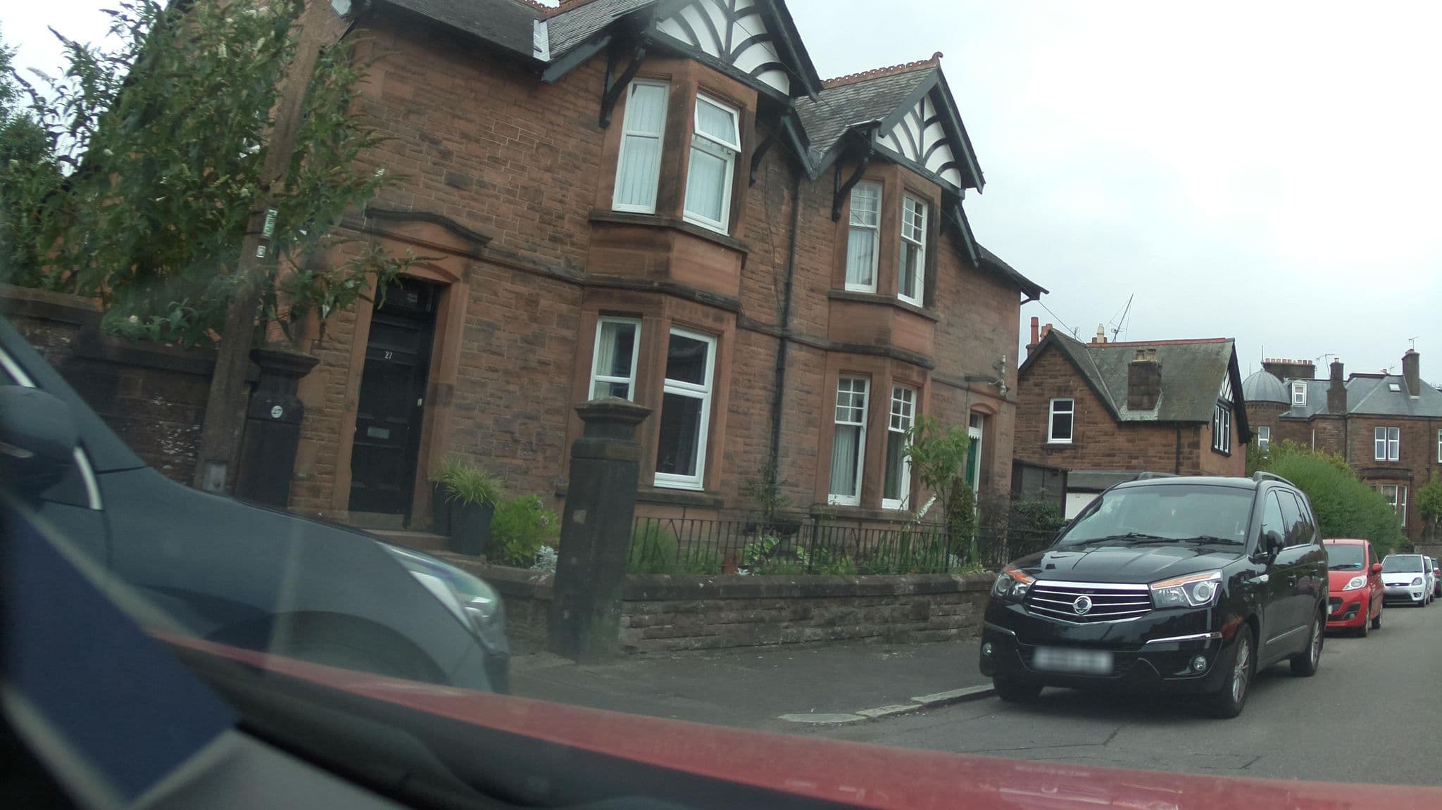 Street view near Lochenlee Guest House, Dumfries — © southglos (CC BY-SA · Mapillary)
