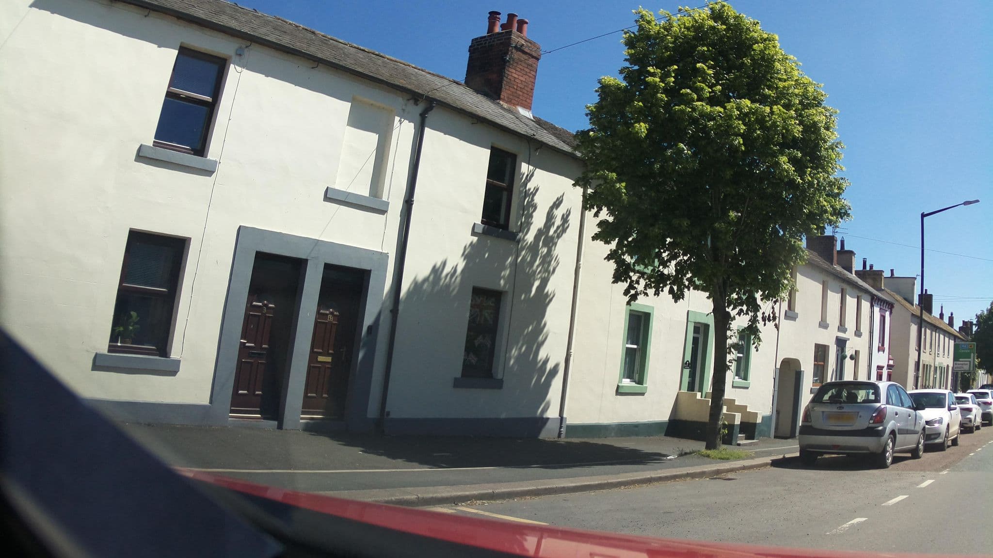 Street view near Graham Arms Hotel, Longtown — © southglos (CC BY-SA · Mapillary)