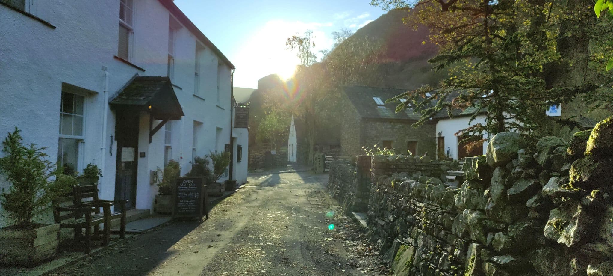 Street view near The Langstrath Country Inn, Keswick — © jethro10 (CC BY-SA · Mapillary)