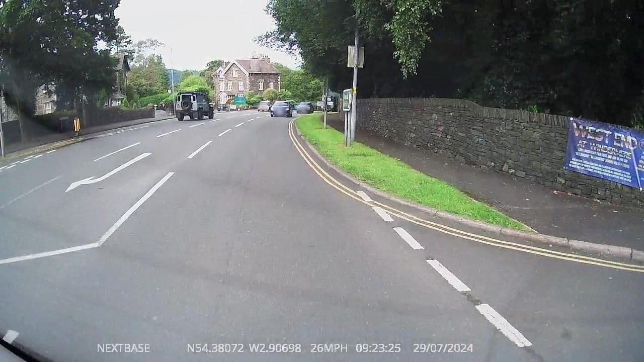 Street view near Rockside B&b, Windermere — © OrangeHurst97 (CC BY-SA · Mapillary)