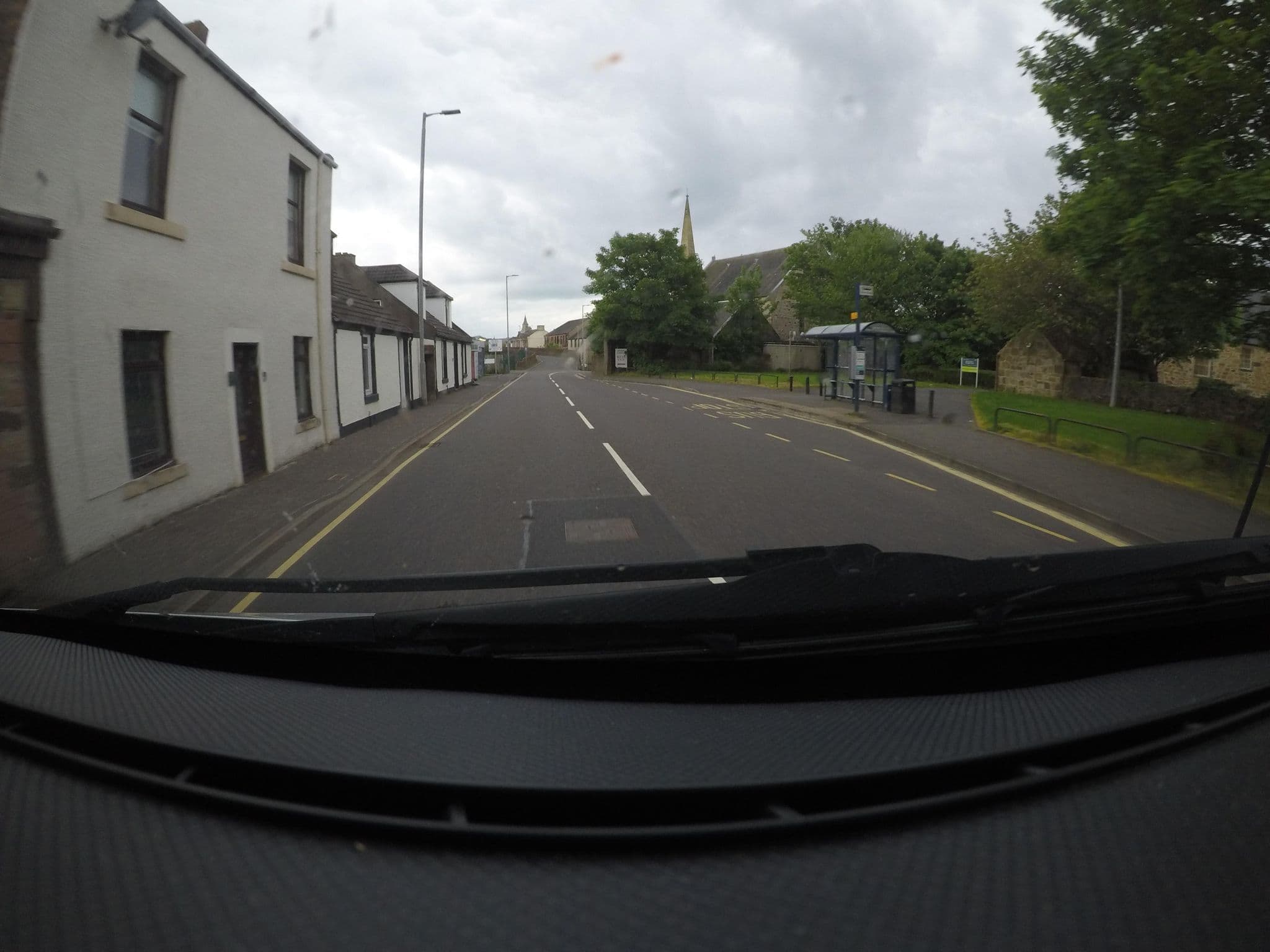 Street view near Lochwood Farm Steading, Saltcoats — © mfk (CC BY-SA · Mapillary)