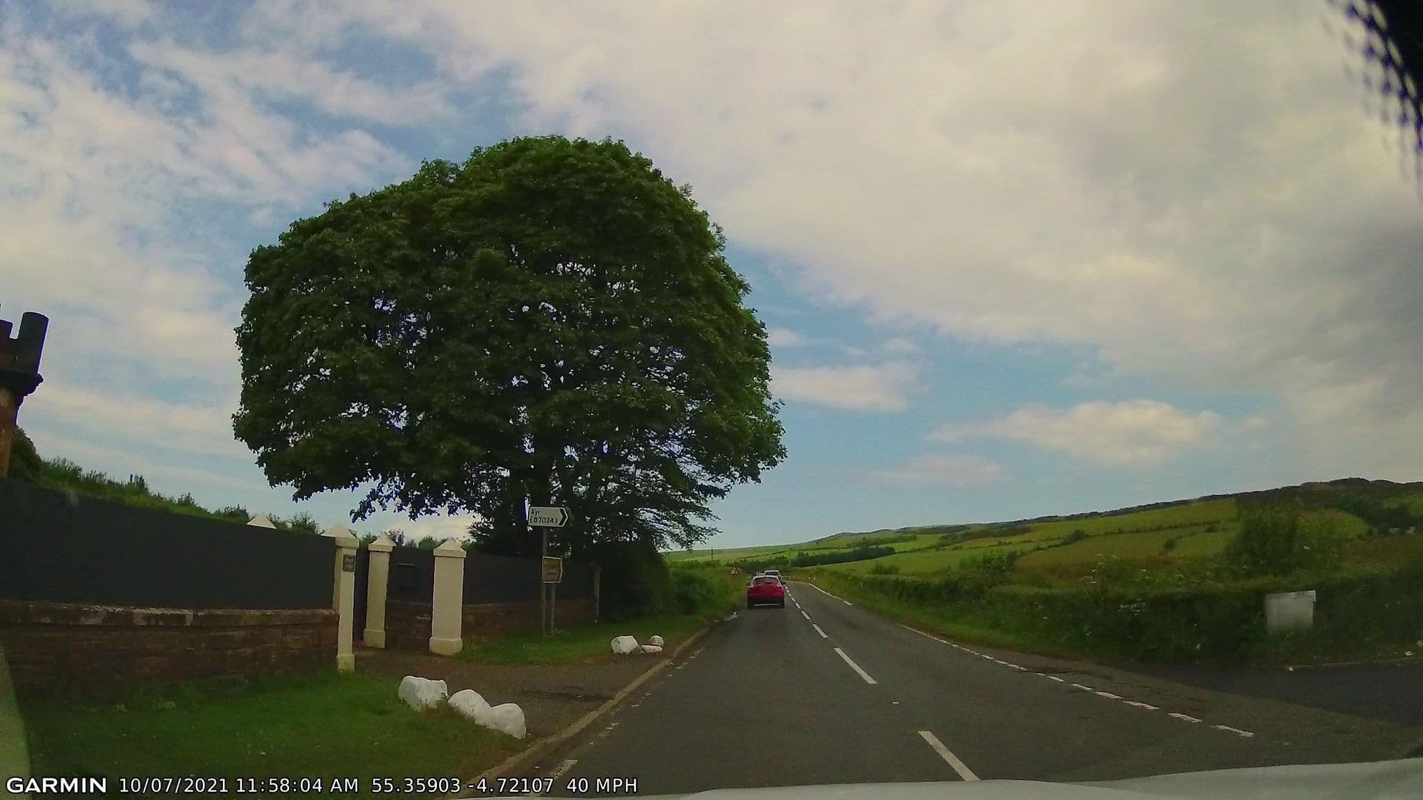 Street view near Enoch Lodge, Maybole — © gmc (CC BY-SA · Mapillary)