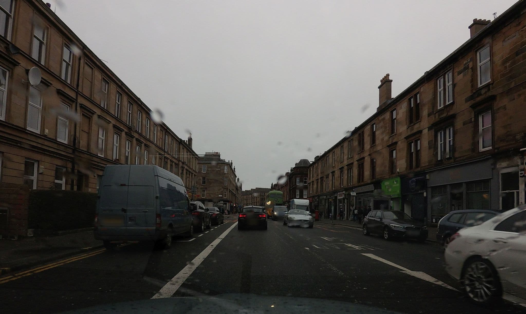 Street view near The Battle Born Hotel, Glasgow — © hobgoblin (CC BY-SA · Mapillary)