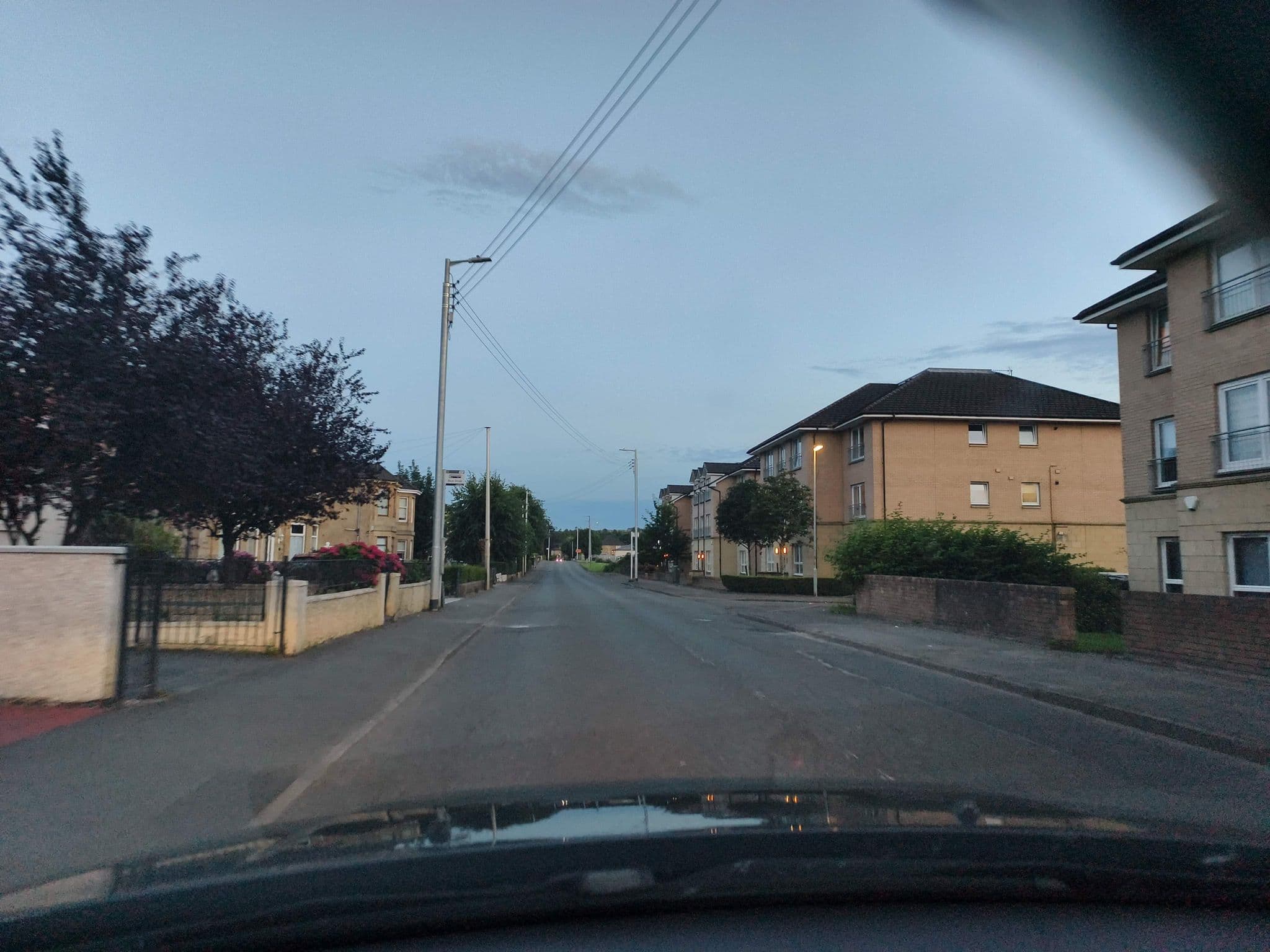 Street view near Glasgow Simon Community, Cambuslang — © xdTAGCLAN (CC BY-SA · Mapillary)