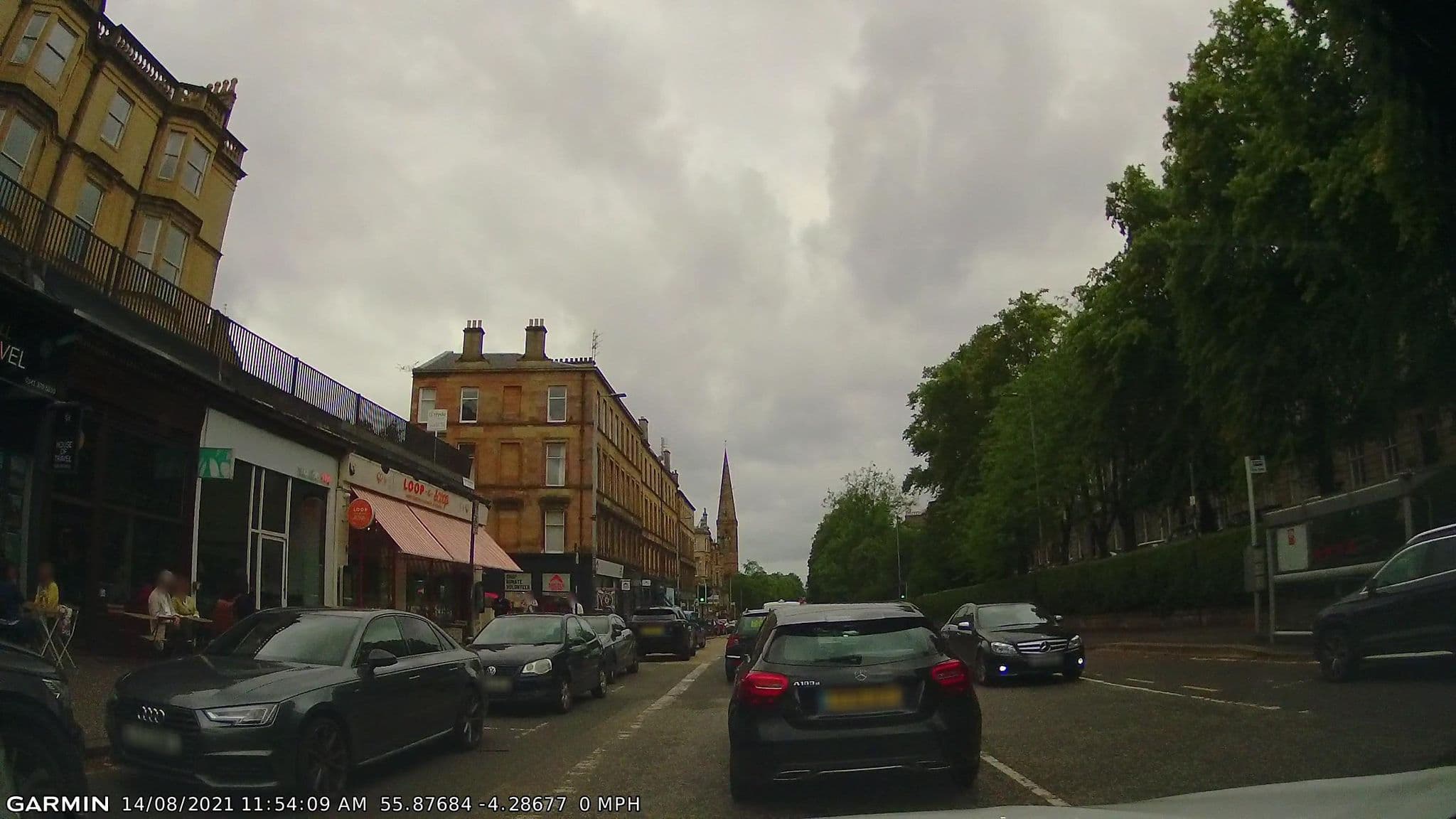 Street view near Kevin Guest House, Glasgow — © gmc (CC BY-SA · Mapillary)