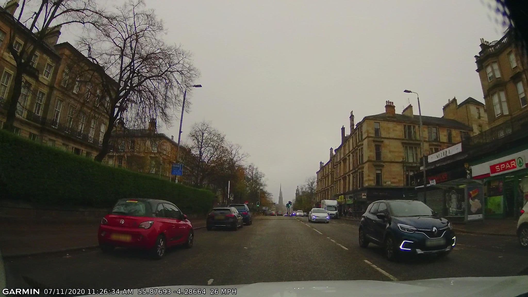 Street view near The Alfred Hotel, Glasgow — © gmc (CC BY-SA · Mapillary)