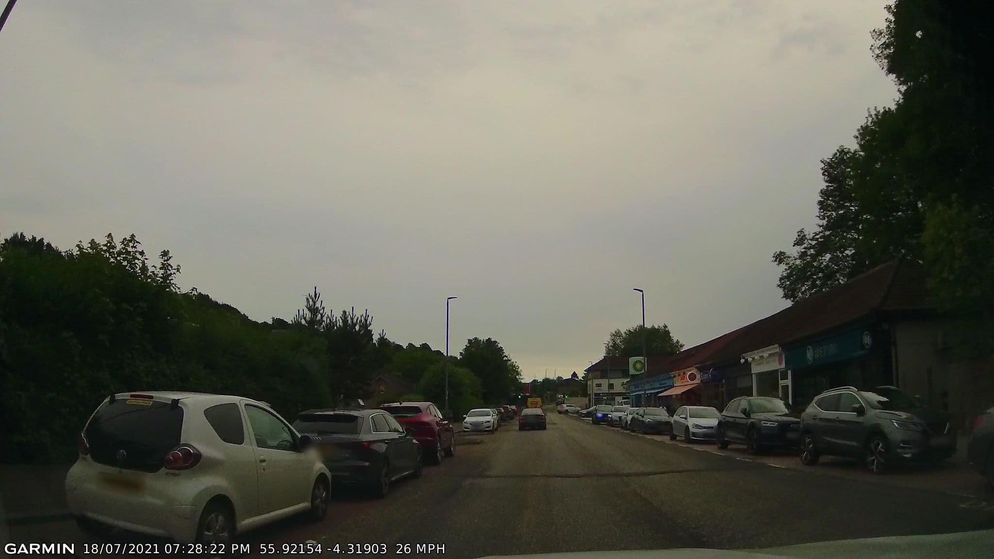 Street view near Premier Lodge, Bearsden — © gmc (CC BY-SA · Mapillary)