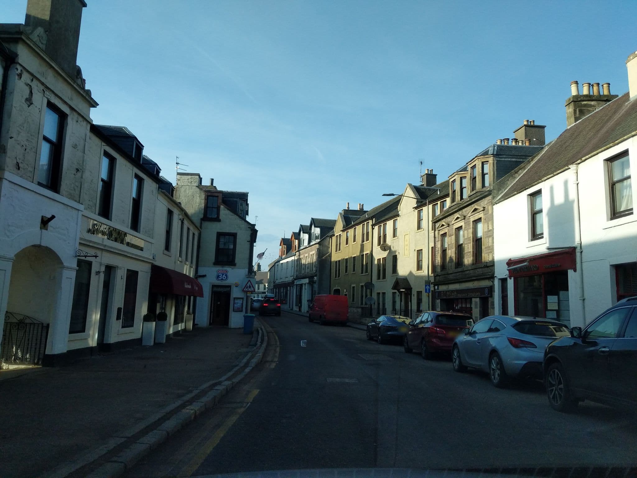 Street view near The Wallace Cottage, Lanark — © ccbb7766 (CC BY-SA · Mapillary)