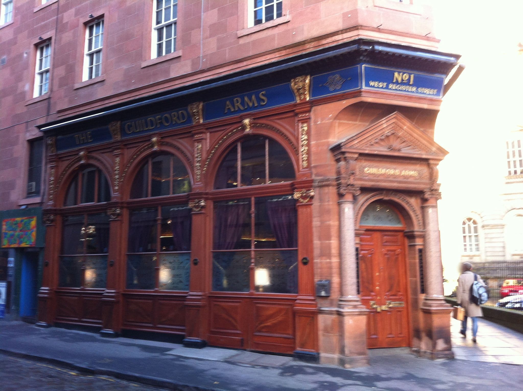 Street view near Haggis Hostels, Edinburgh — © ugz (CC BY-SA · Mapillary)