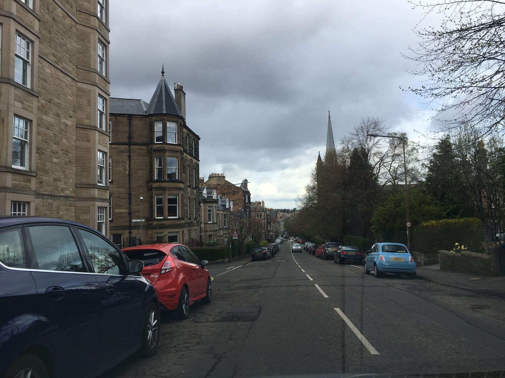 Street view near Short Stay Rooms, Colinton — © ccbb7766 (CC BY-SA · Mapillary)