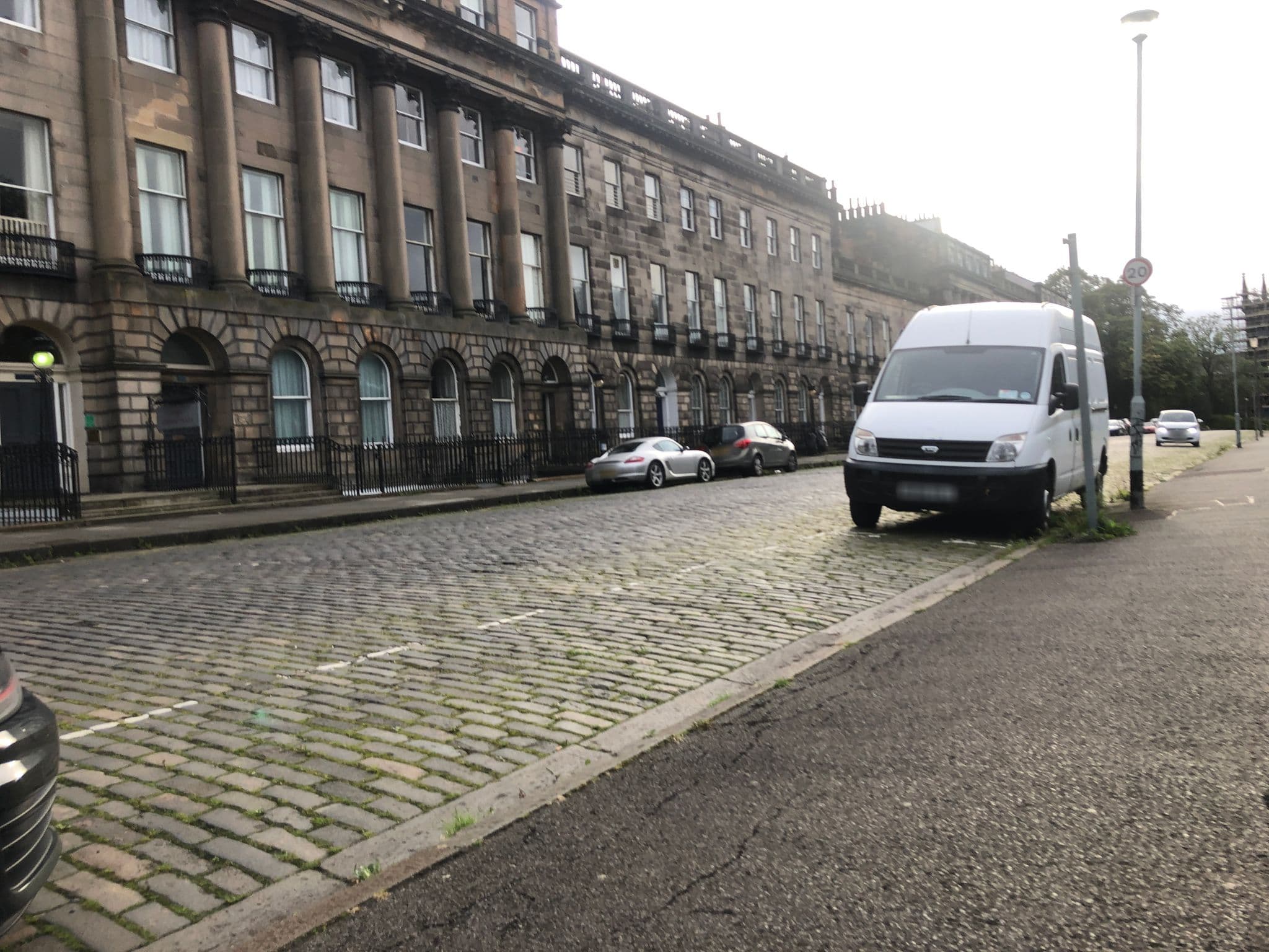 Street view near Greenside Hotel, Edinburgh — © drnoble (CC BY-SA · Mapillary)