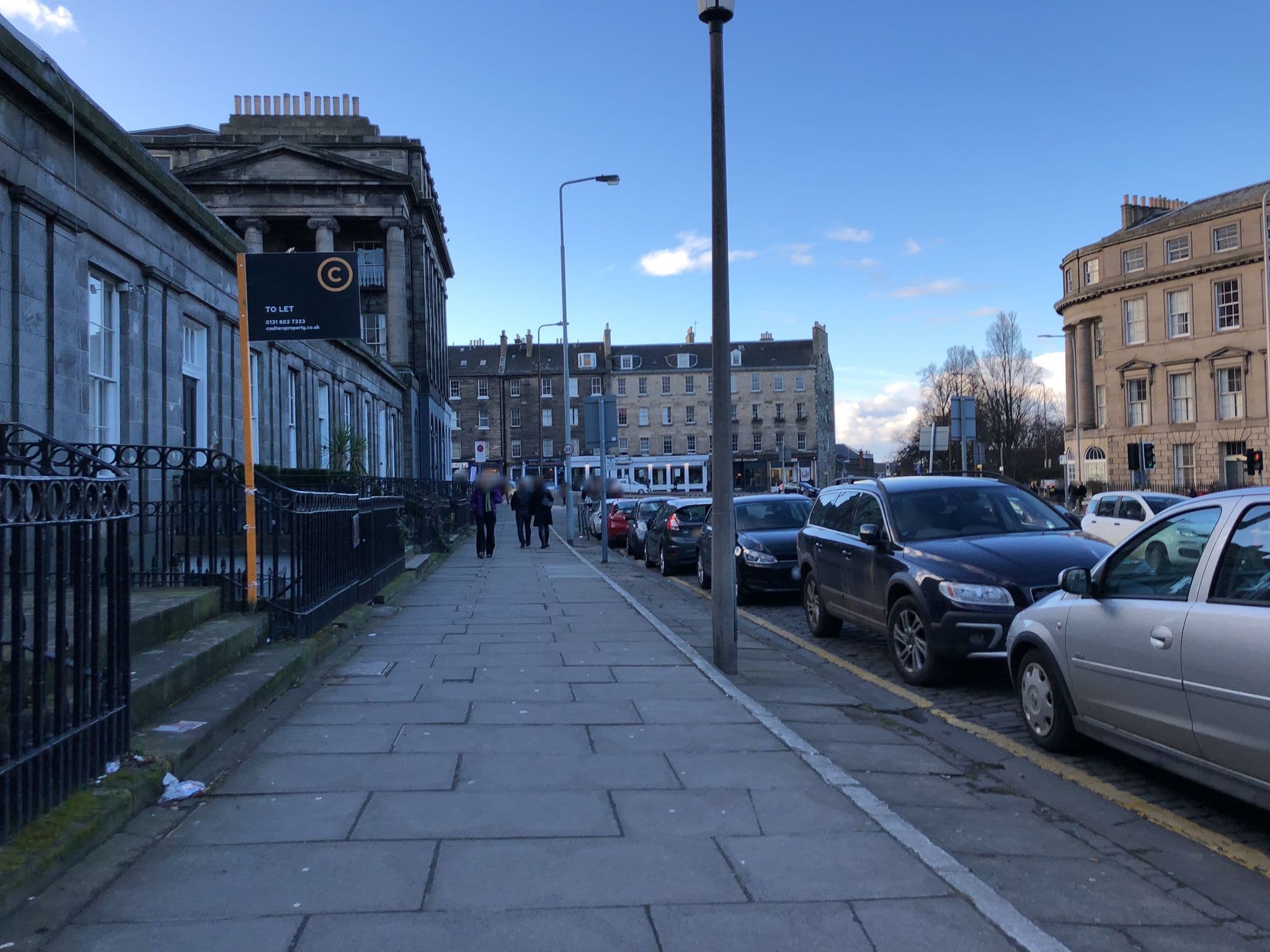 Street view near A1 Playfair House Hostel, Edinburgh — © drnoble (CC BY-SA · Mapillary)