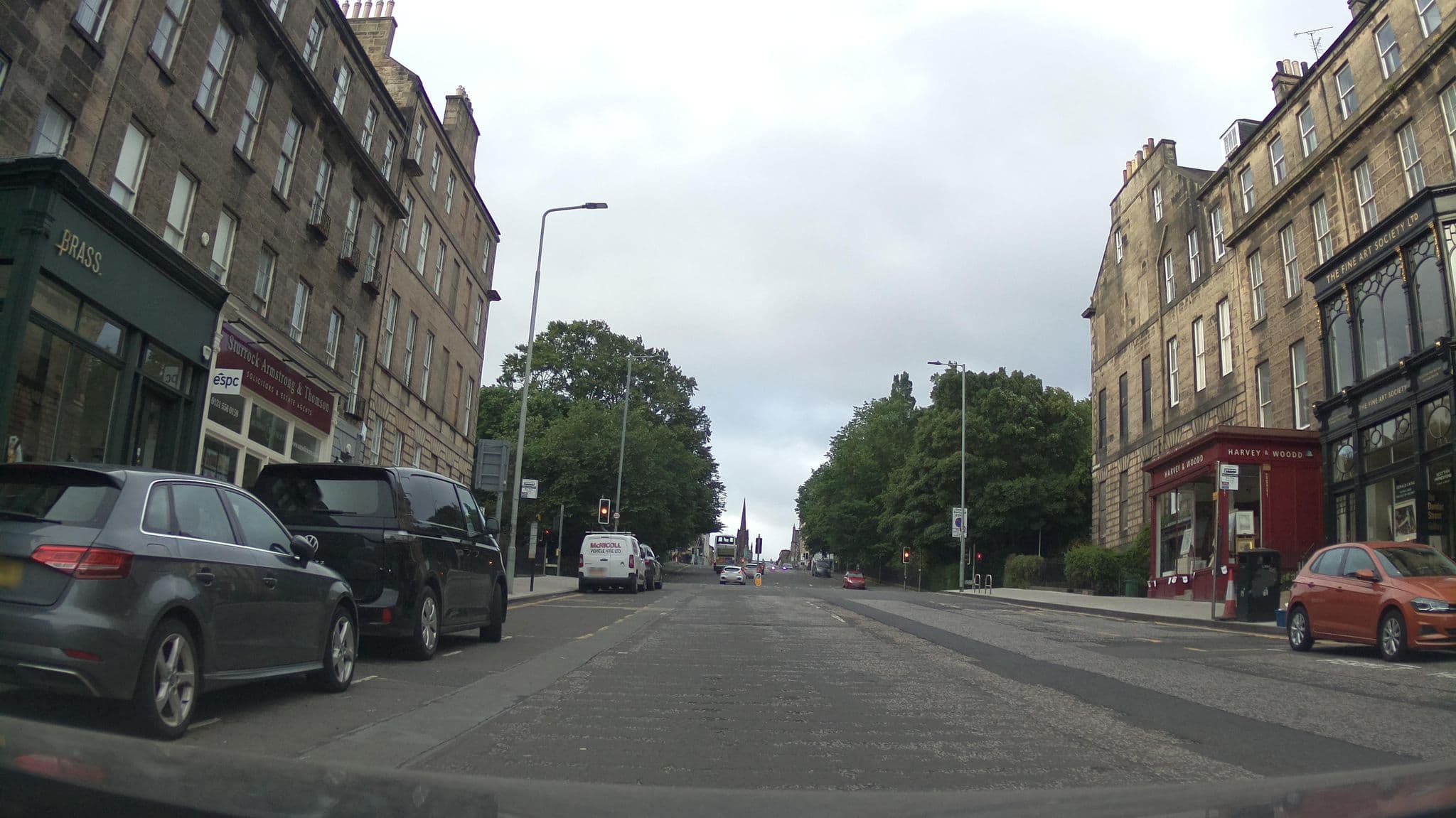 Street view near No 1 Apartments New Town, Edinburgh — © southglos (CC BY-SA · Mapillary)