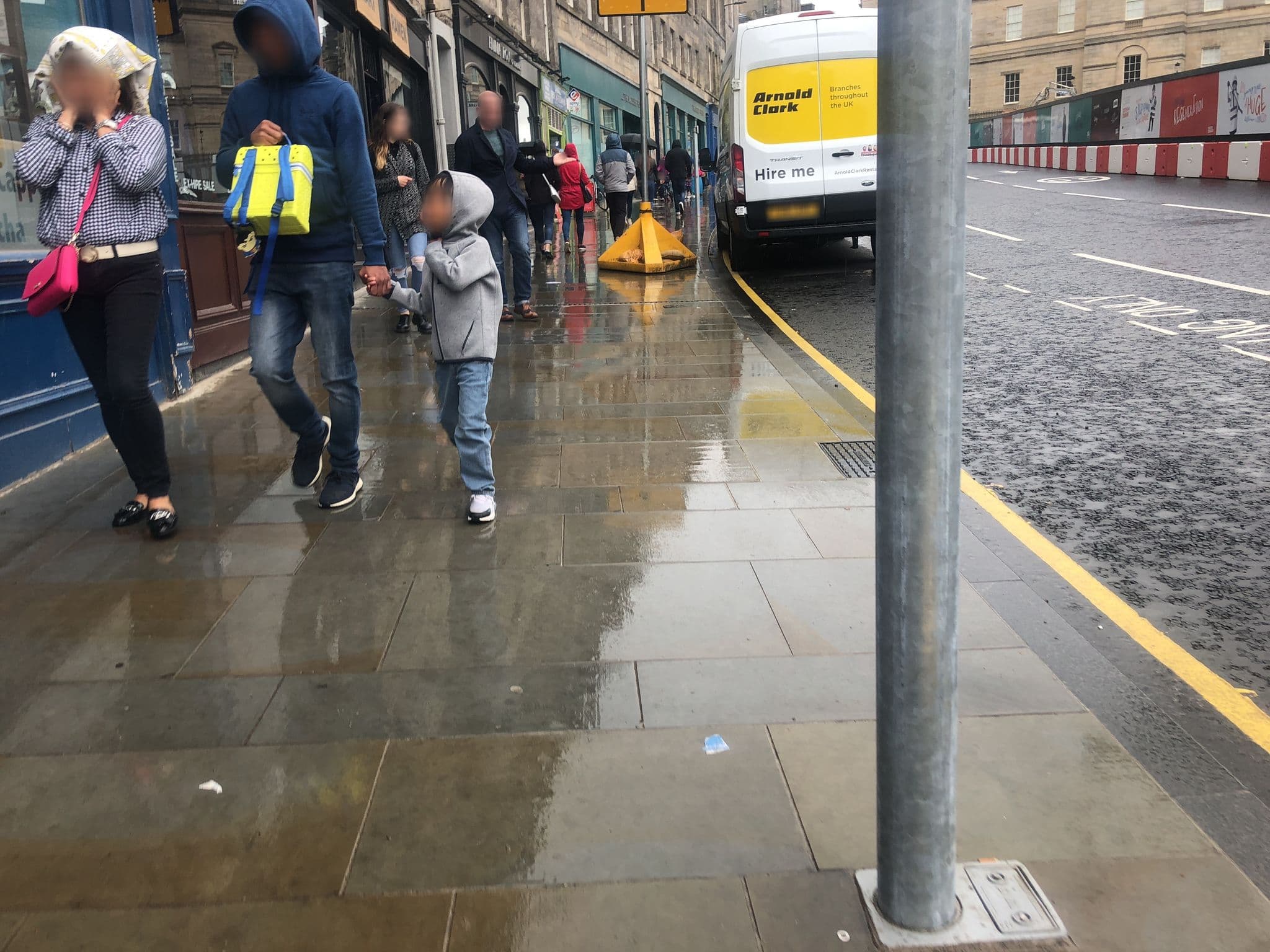 Street view near Leith Street Suite, Edinburgh — © drnoble (CC BY-SA · Mapillary)