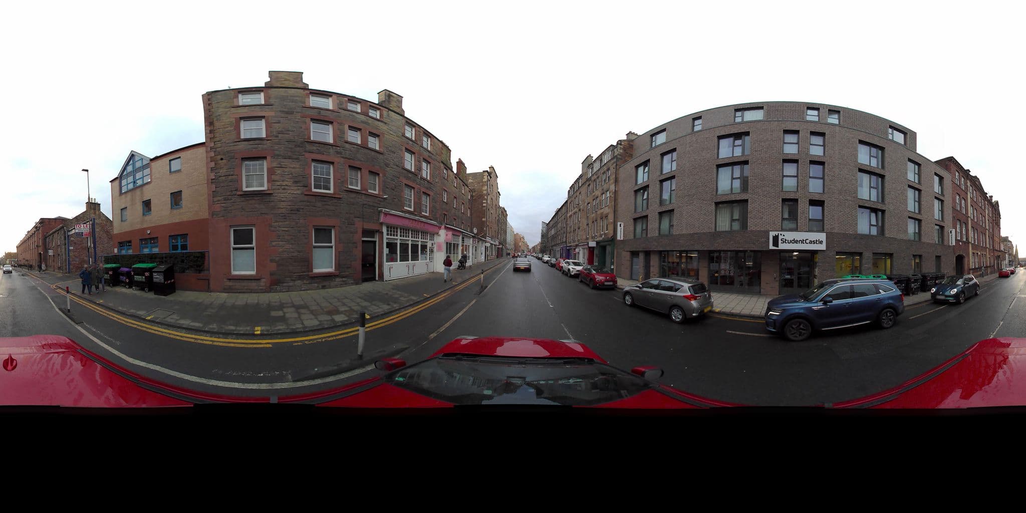 Street view near StudentCastle, Edinburgh — © terravisus (CC BY-SA · Mapillary)