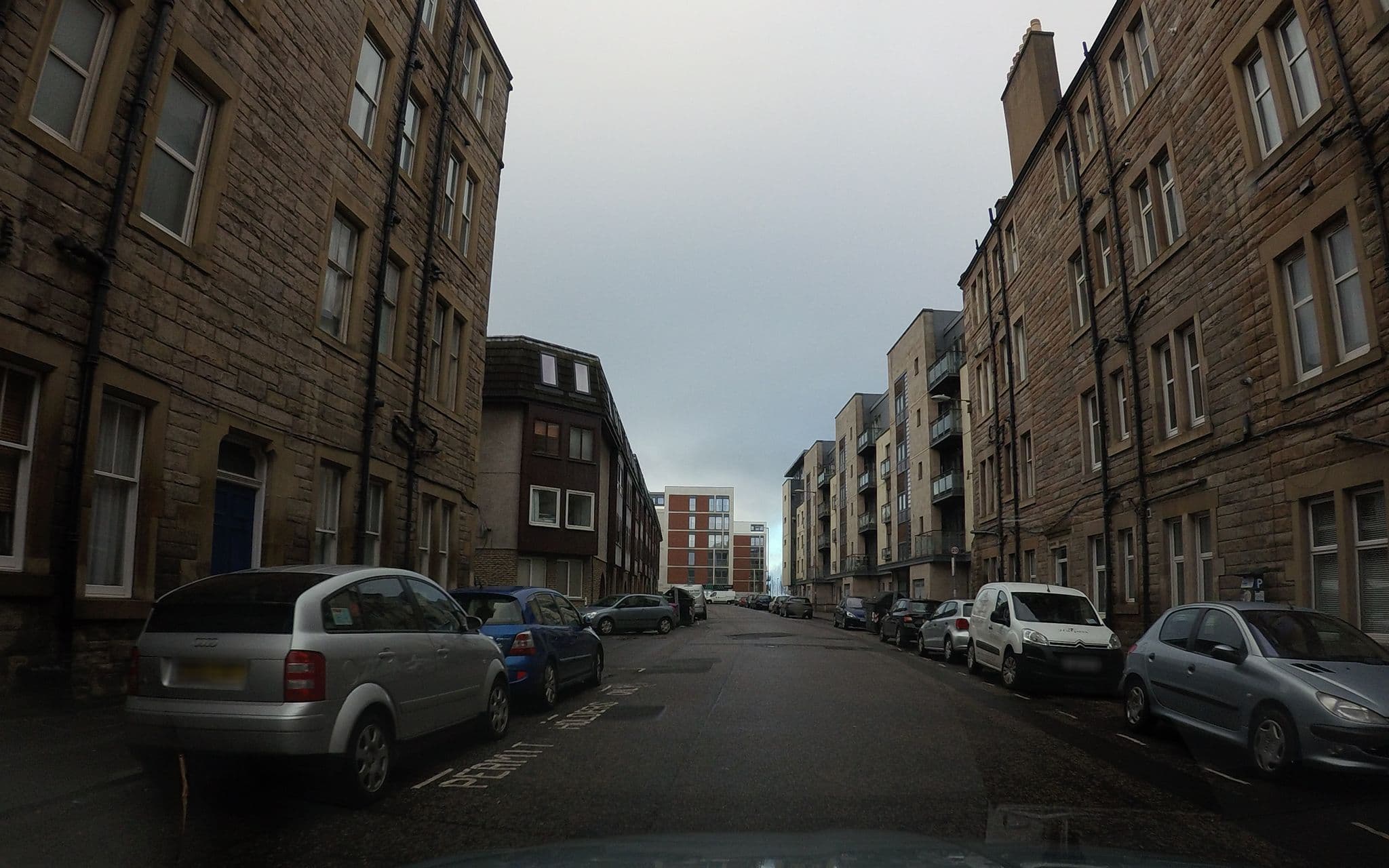 Street view near Edinburgh Pearl Apartments - Lochrin Place, Edinburgh — © hobgoblin (CC BY-SA · Mapillary)