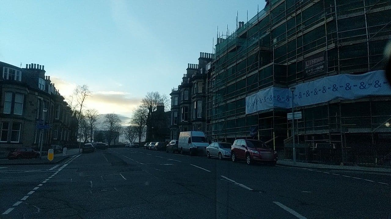 Street view near Eglinton Hotel, Edinburgh — © ccbb7766 (CC BY-SA · Mapillary)
