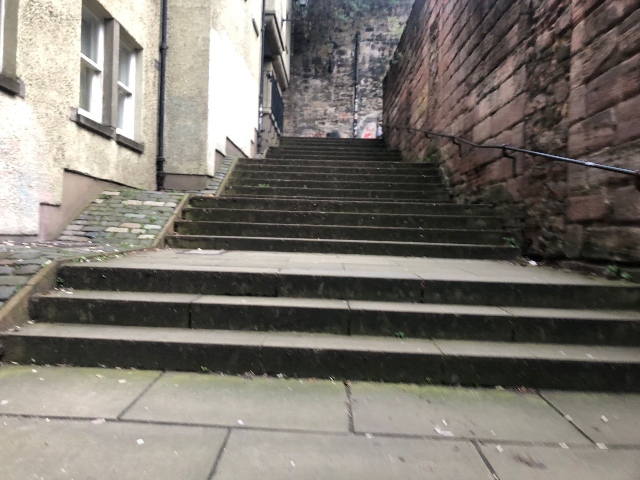 Street view near Charming Grassmarket Apartment with Castle View, Edinburgh — © drnoble (CC BY-SA · Mapillary)