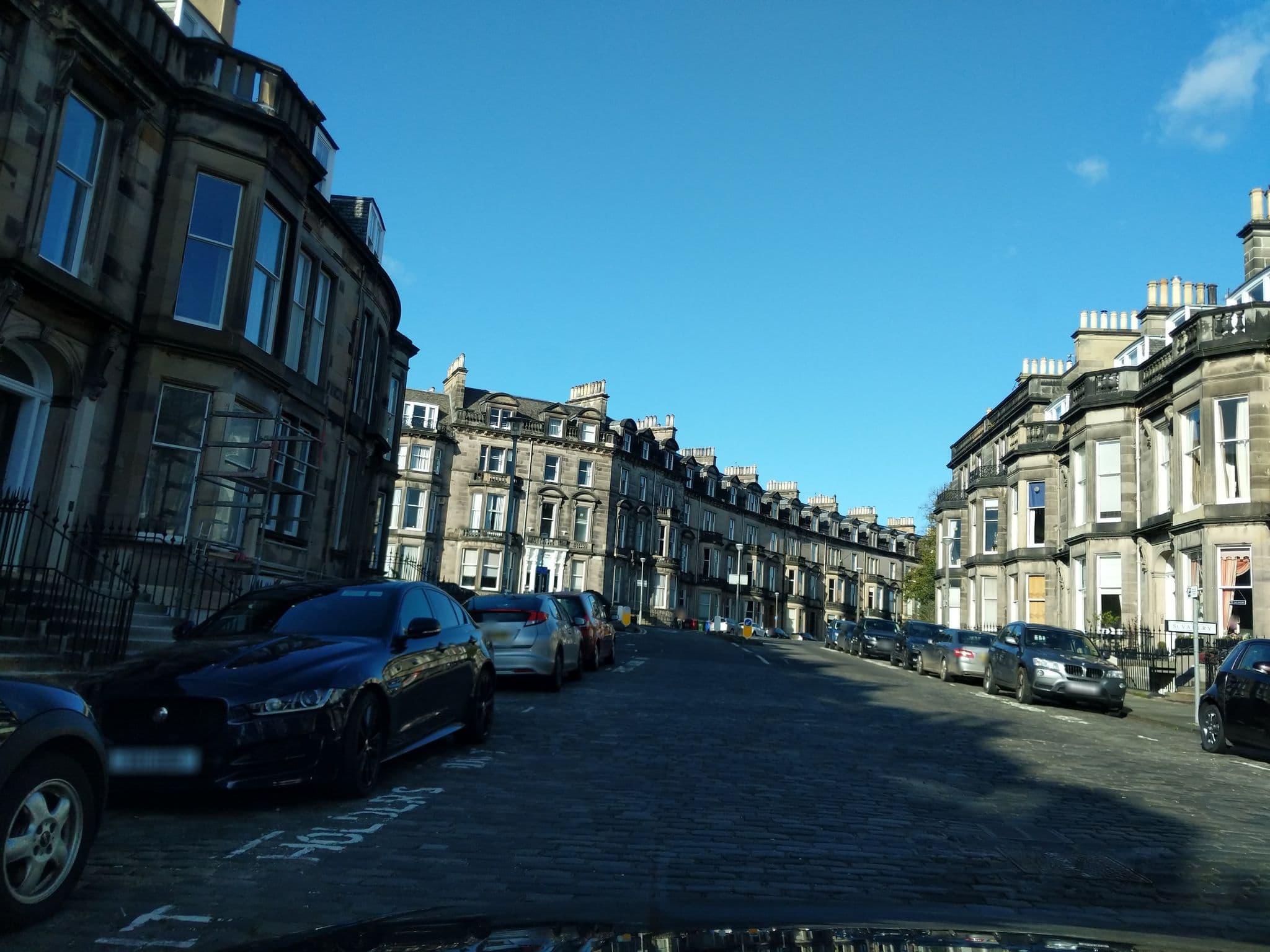 Street view near Beresford Hotel, Edinburgh — © ccbb7766 (CC BY-SA · Mapillary)