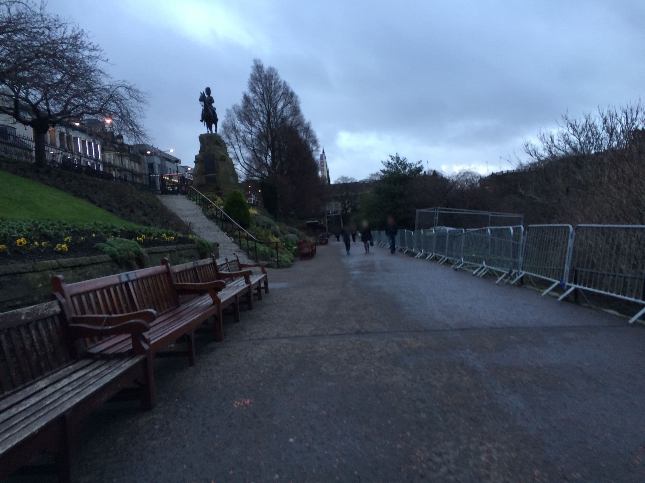 Street view near Royal Overseas League Hotel, Edinburgh — © drnoble (CC BY-SA · Mapillary)