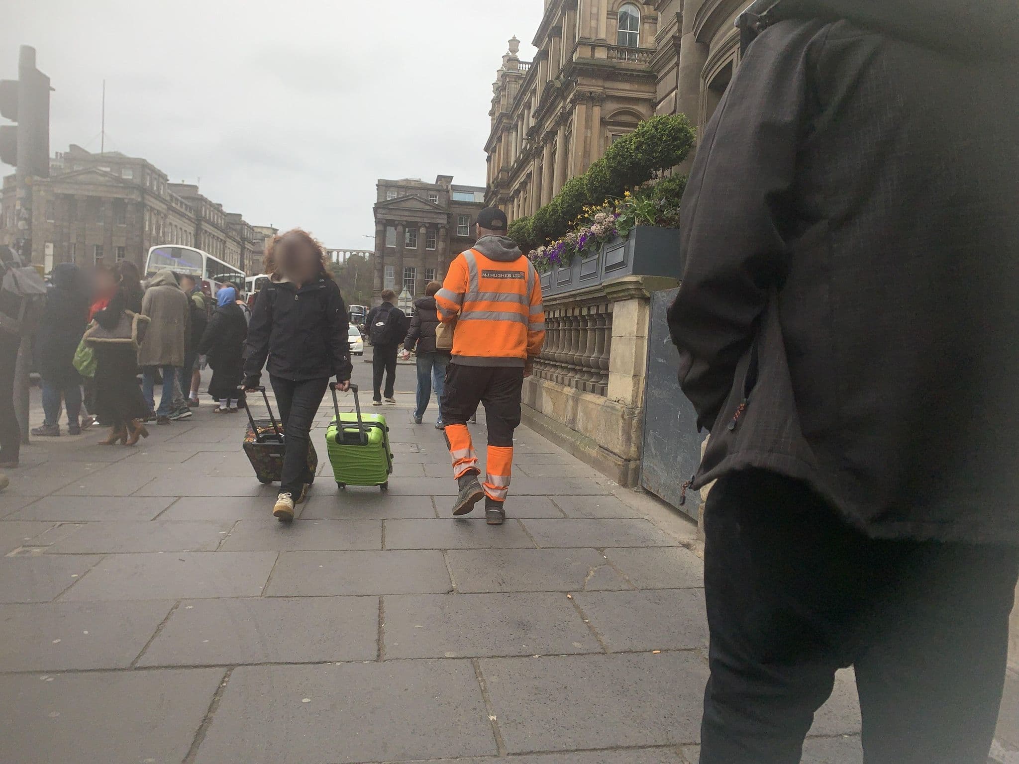 Street view near The J.K. Rowling Suite, Edinburgh — © lucagm (CC BY-SA · Mapillary)