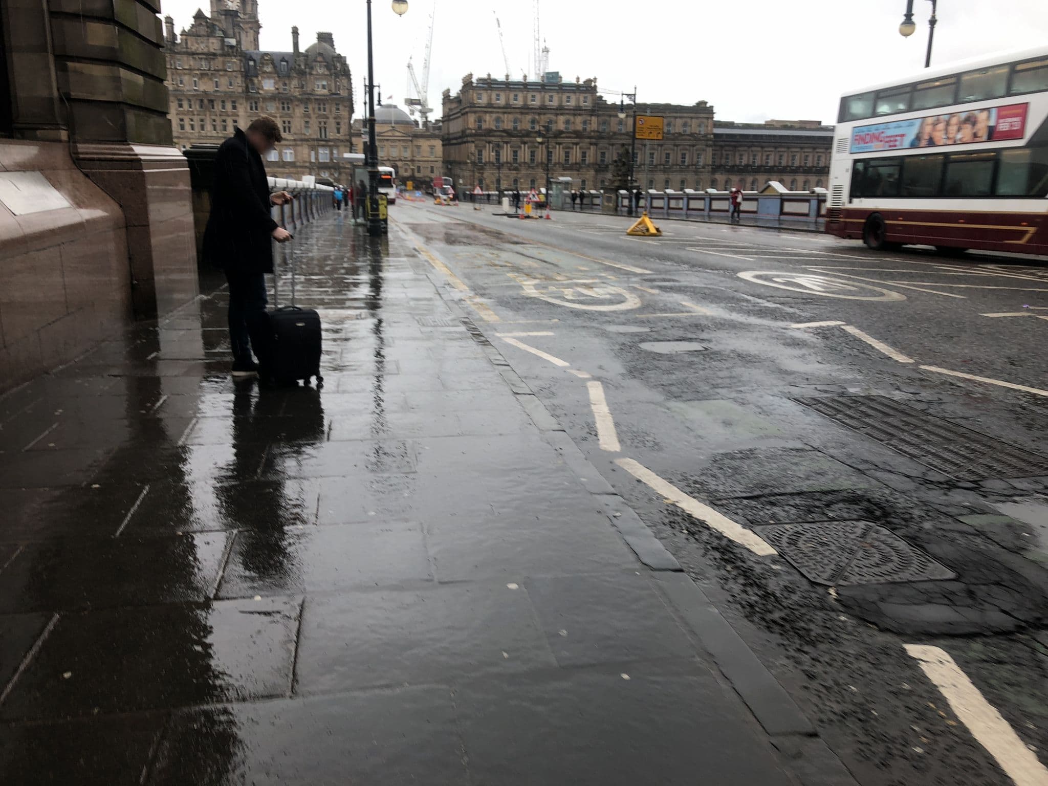 Street view near The Carlton Hotel, Edinburgh — © drnoble (CC BY-SA · Mapillary)